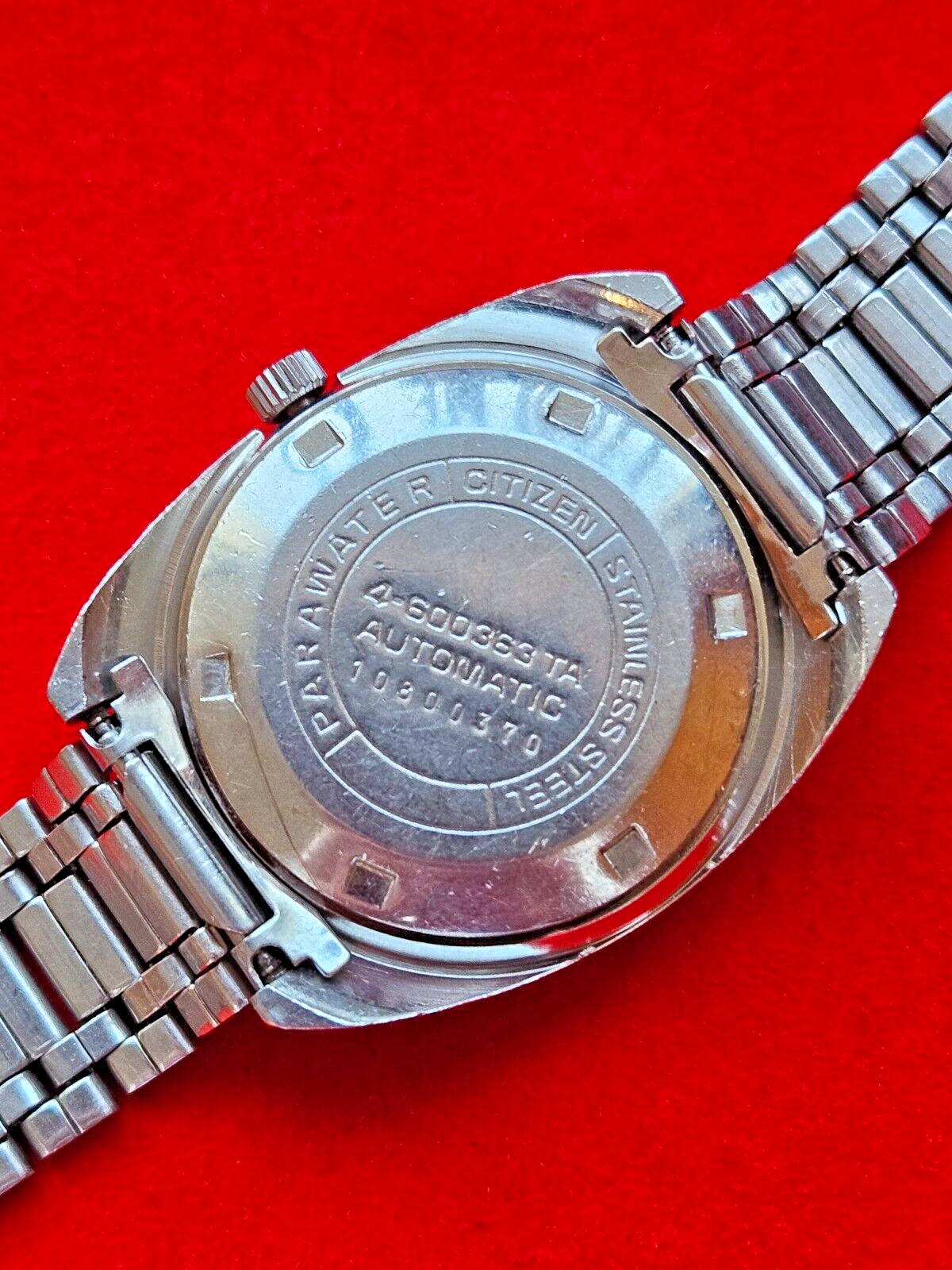 Vintage Citizen Silver Automatic Mens Watch with Sunburst Dial - Fully Working - Jake's Curated Vintage