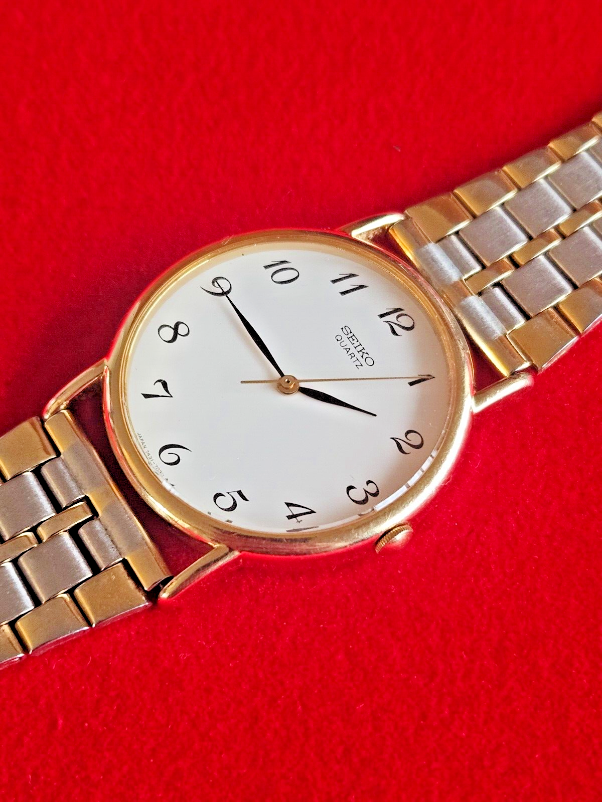 Vintage Seiko Gold and Silver Mens Watch - 7431-7010 - Fully Working - Jake's Curated Vintage