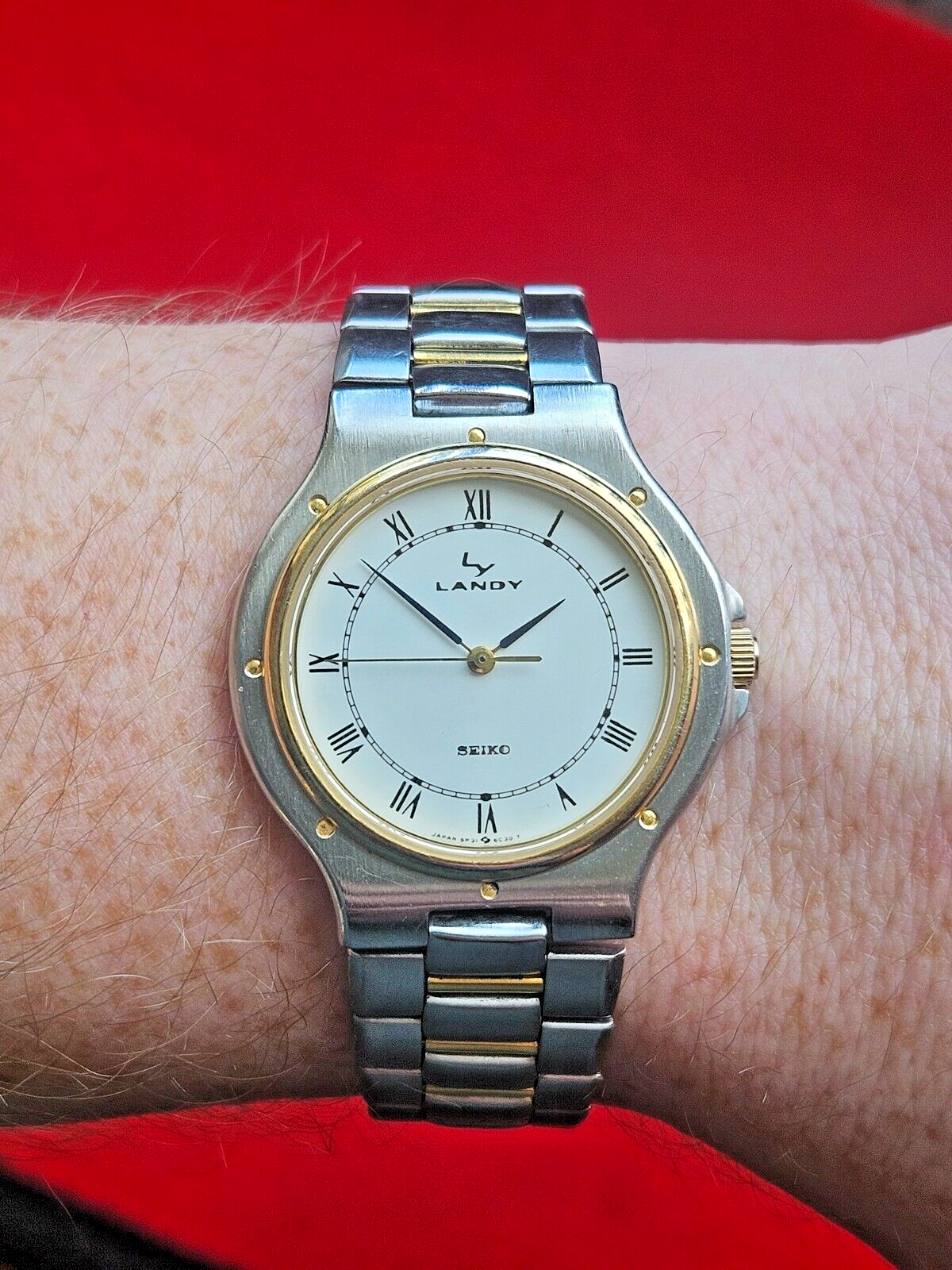 Vintage Seiko Landy Gold and Silver Mens Watch - 5P61-6B00 - Fully Working - Jake's Curated Vintage