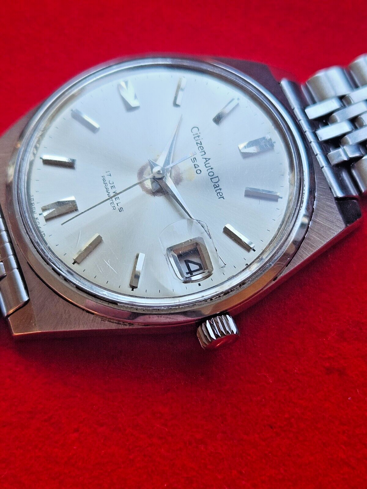 Vintage Citizen Auto Dater 540 Mens Mechanical Watch - Fully Working - Jake's Curated Vintage