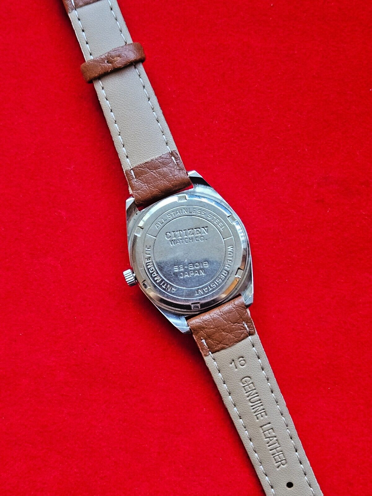 Vintage Citizen Automatic Womens Watch Silver Case Leather Strap - Fully Working - Jake's Curated Vintage