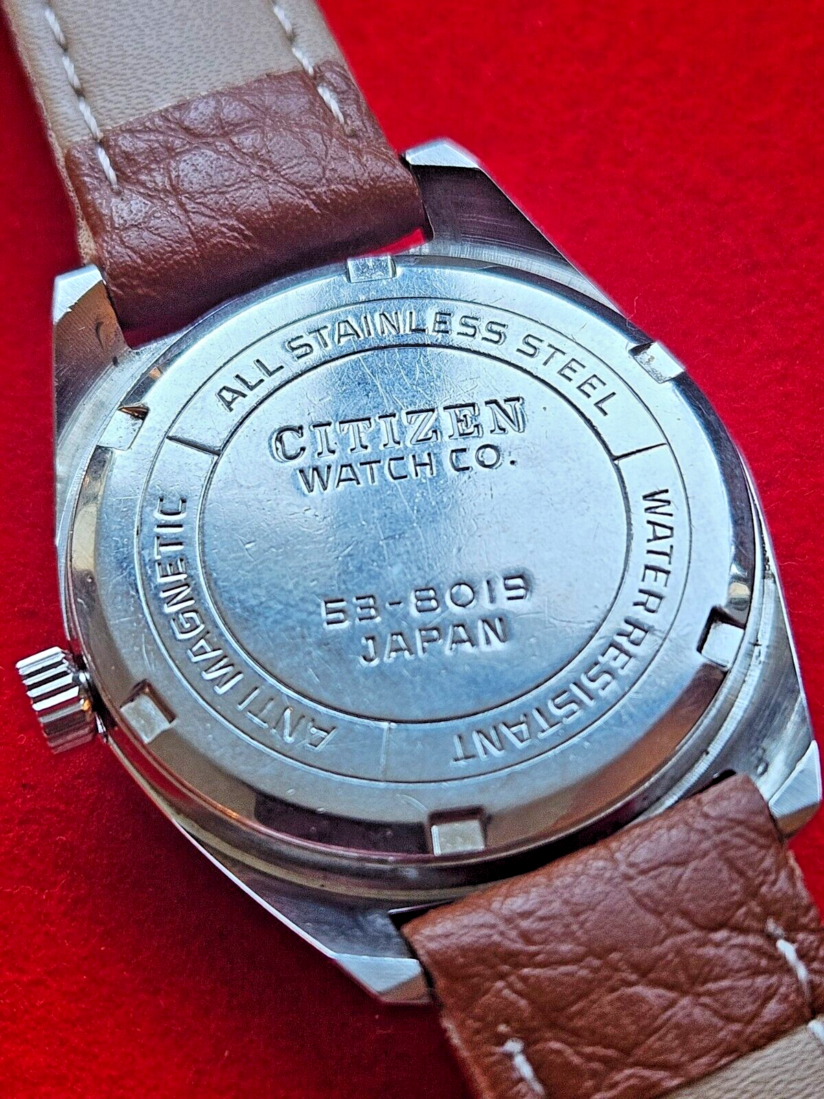 Vintage Citizen Automatic Womens Watch Silver Case Leather Strap - Fully Working - Jake's Curated Vintage