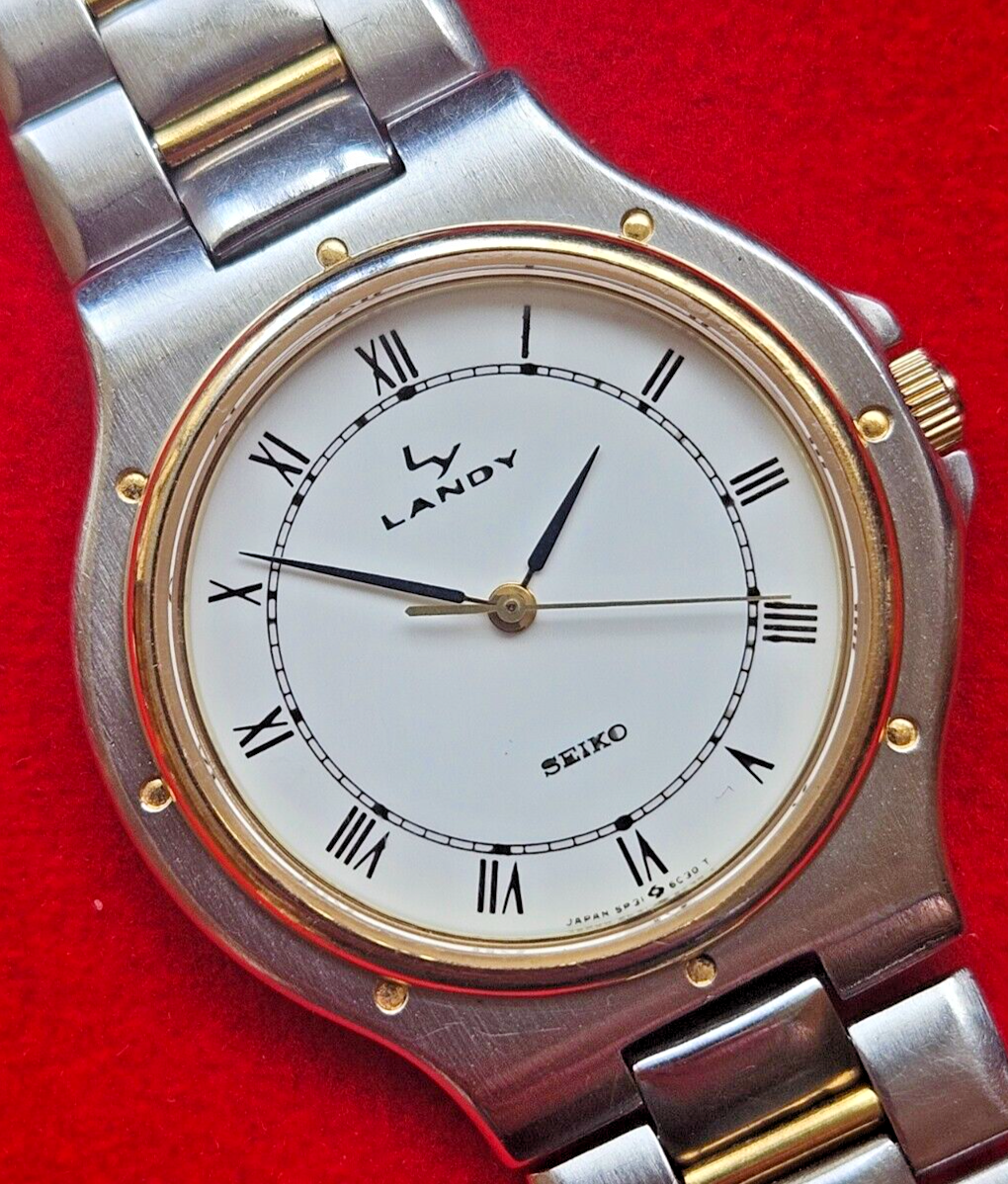 Vintage Seiko Landy Gold and Silver Mens Watch - 5P61-6B00 - Fully Working - Jake's Curated Vintage