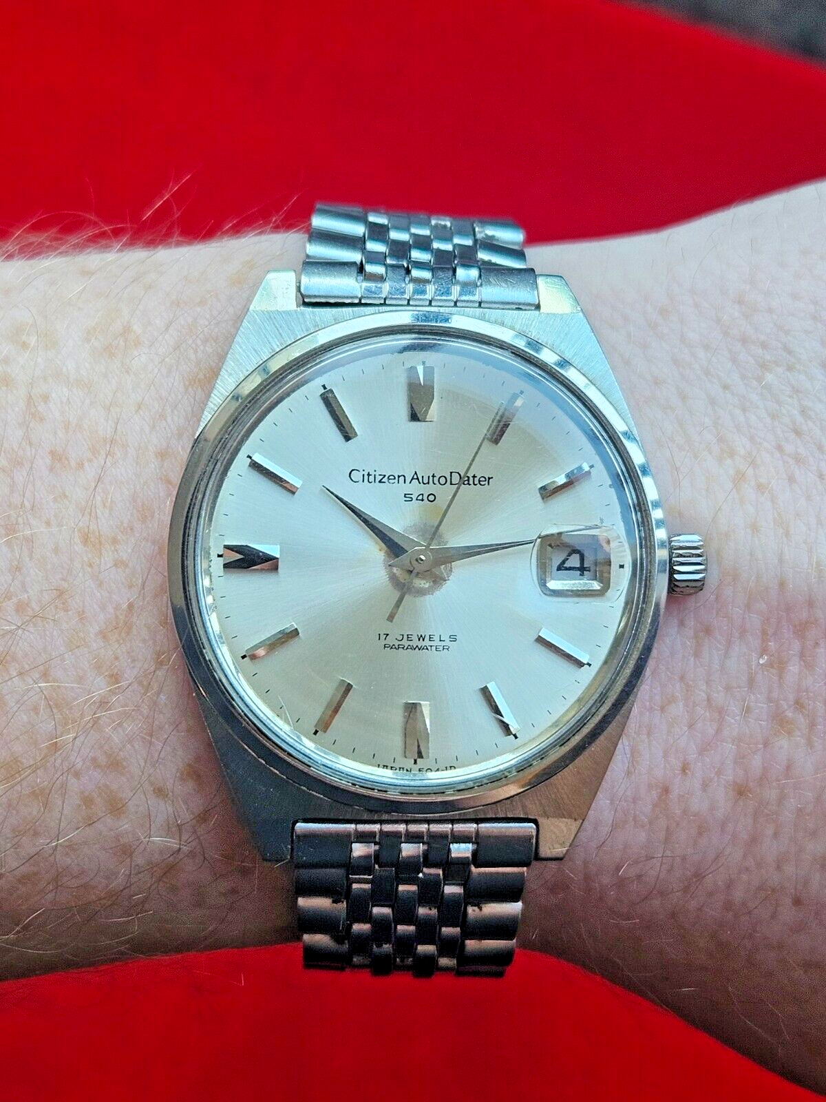 Vintage Citizen Auto Dater 540 Mens Mechanical Watch - Fully Working - Jake's Curated Vintage