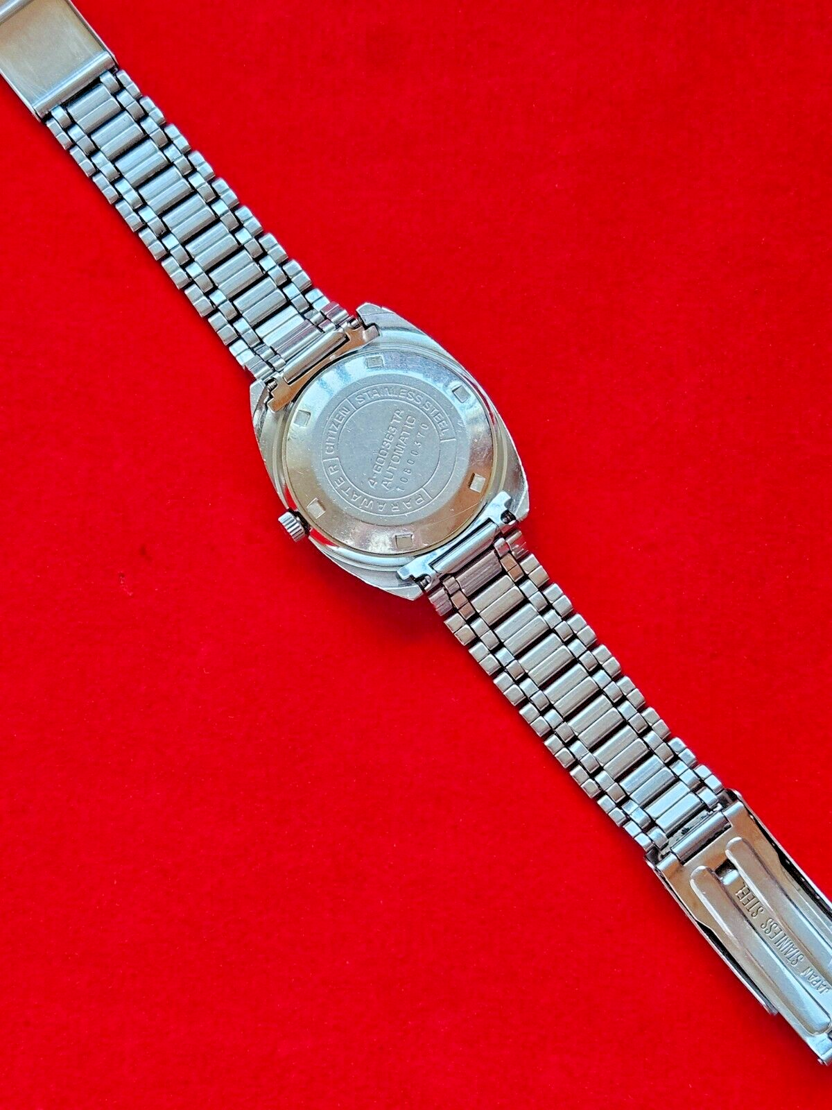 Vintage Citizen Silver Automatic Mens Watch with Sunburst Dial - Fully Working - Jake's Curated Vintage