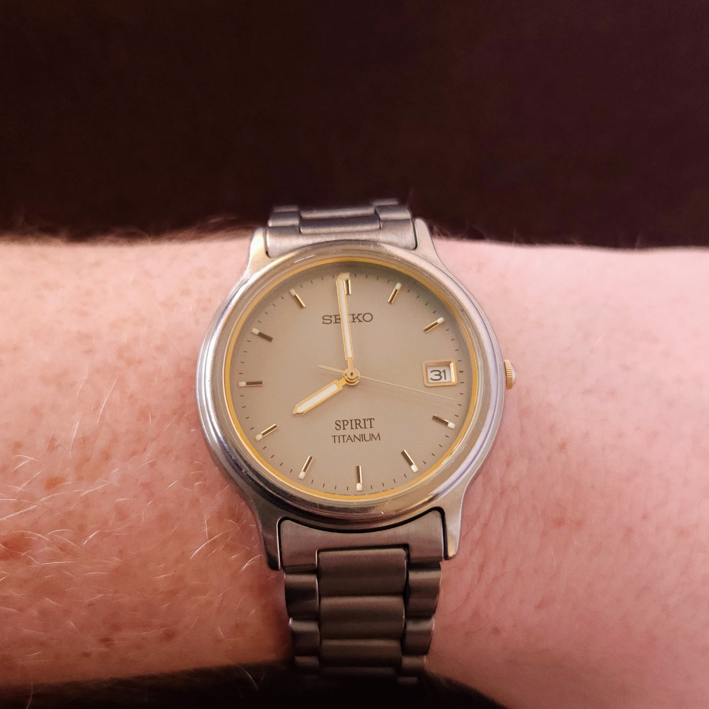 Neo-Vintage Seiko Spirit JDM Titanium Mens Watch - 7N42-8060 - Made 2004 - Jake's Curated Vintage