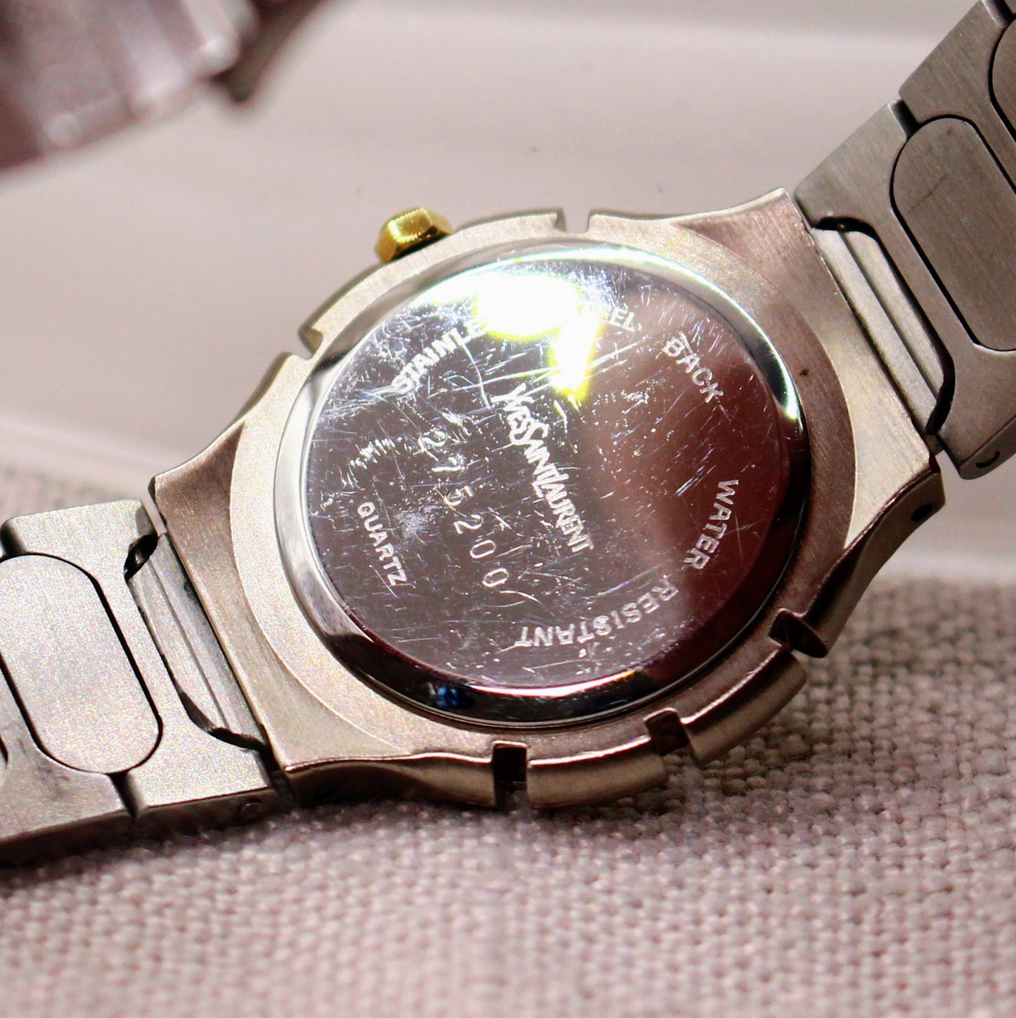 Neo-Vintage YSL Two-Tone Ladies Dress Watch - Made in France - 1990s