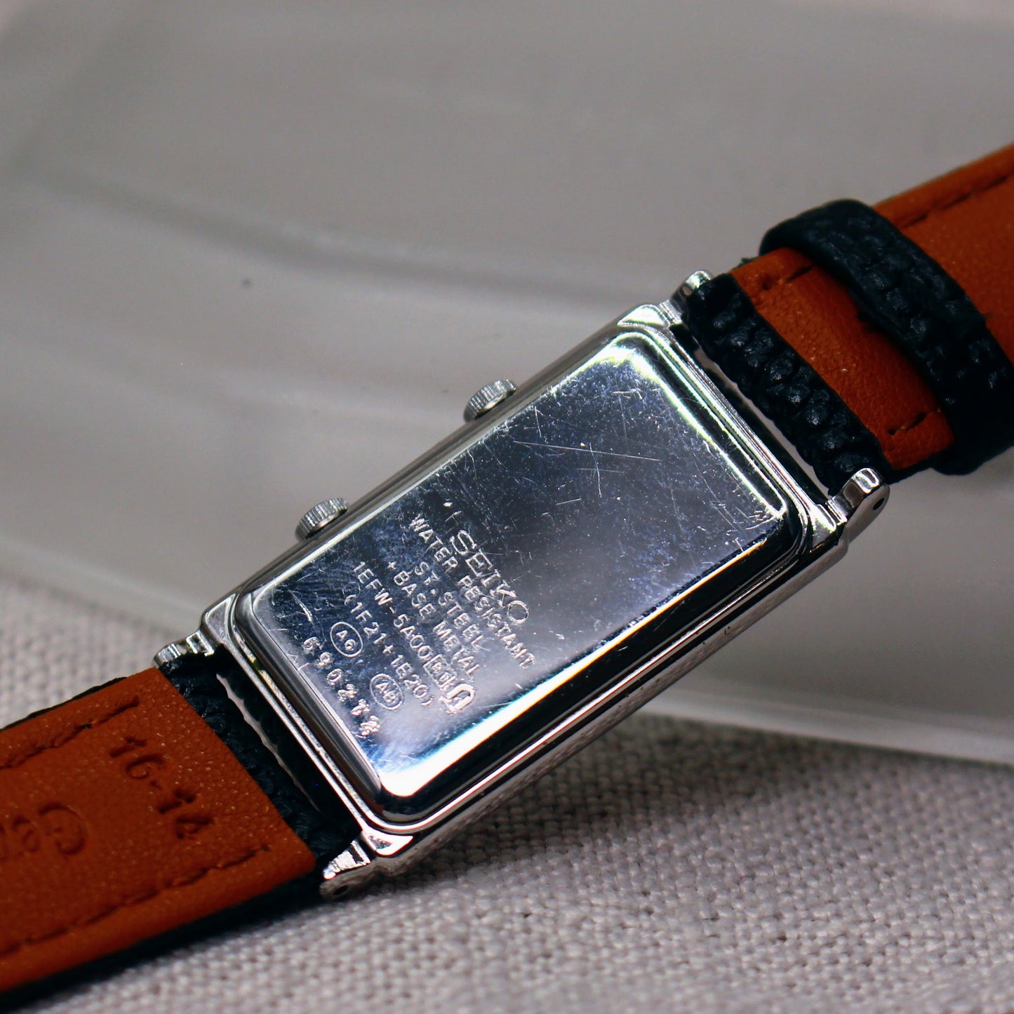 Seiko Lukia Dual Time Silver Watch - 1EFW-5A00 - 1996