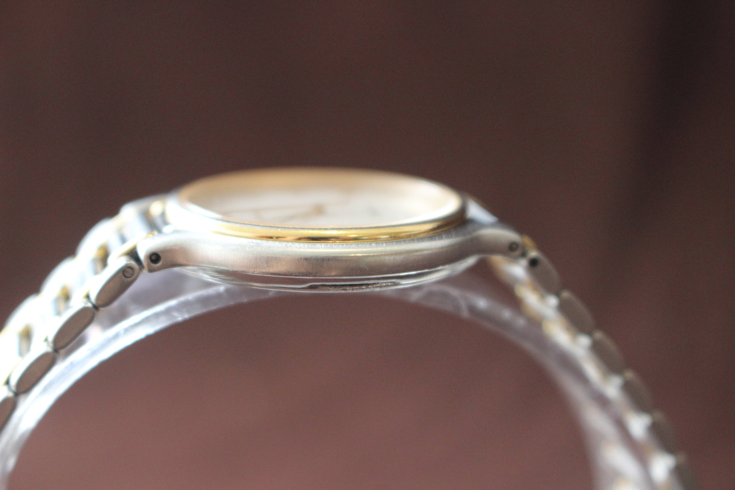 Vintage Seiko Dolce Two Tone Women's Dress Watch - 7741-6050 - Made 1990