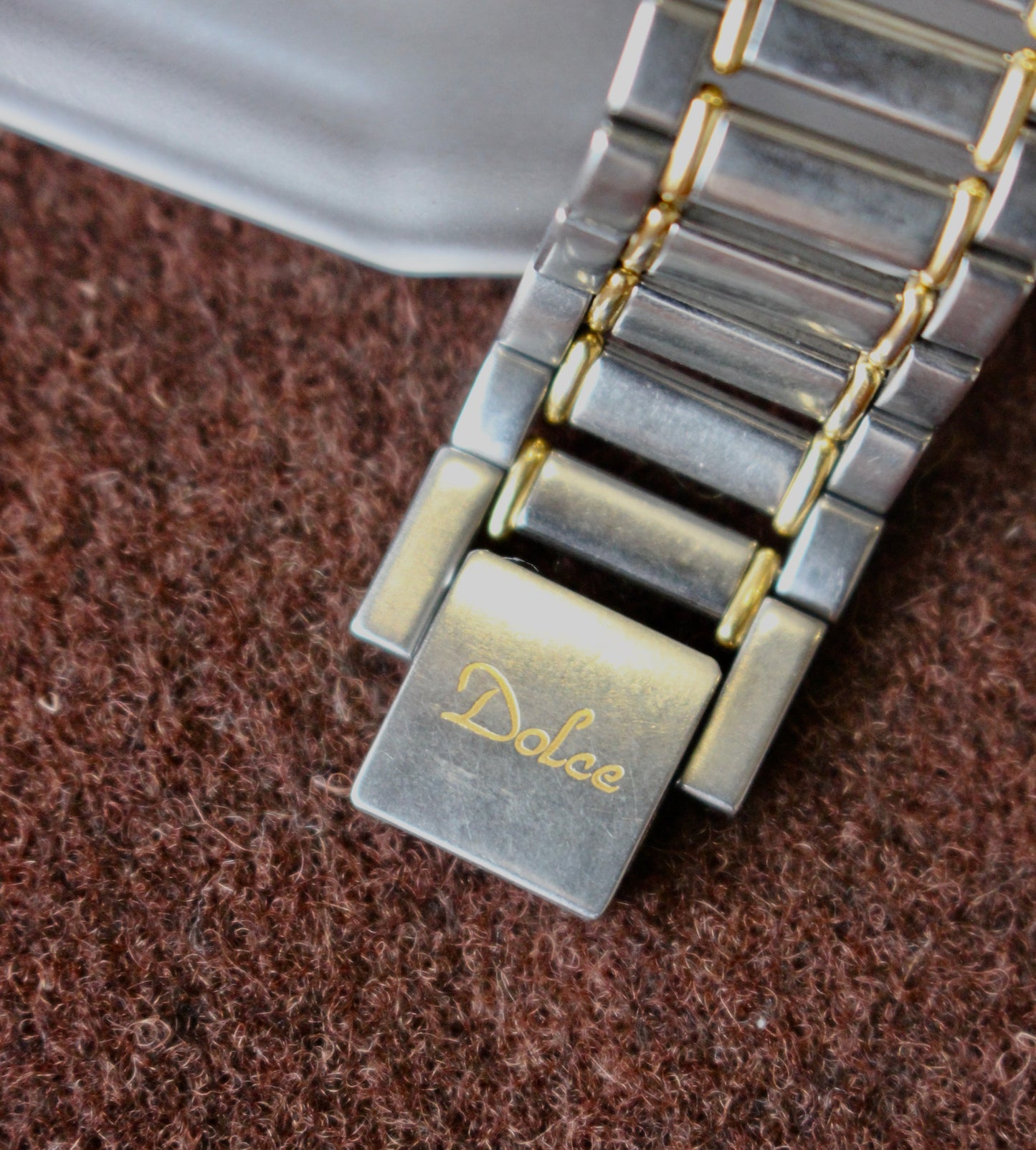 Vintage Seiko Dolce Two Tone Women's Dress Watch - 7741-6050 - Made 1988