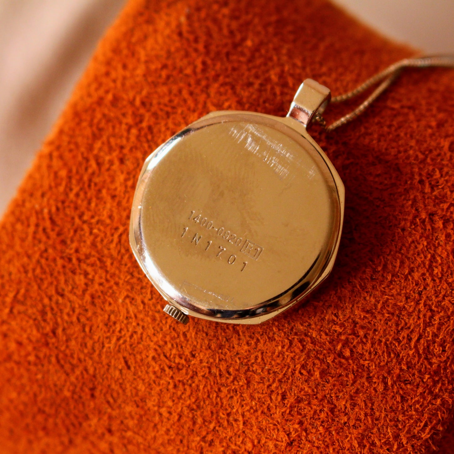 Vintage Seiko Two Tone Watch Necklace - Fully Working! - 1981