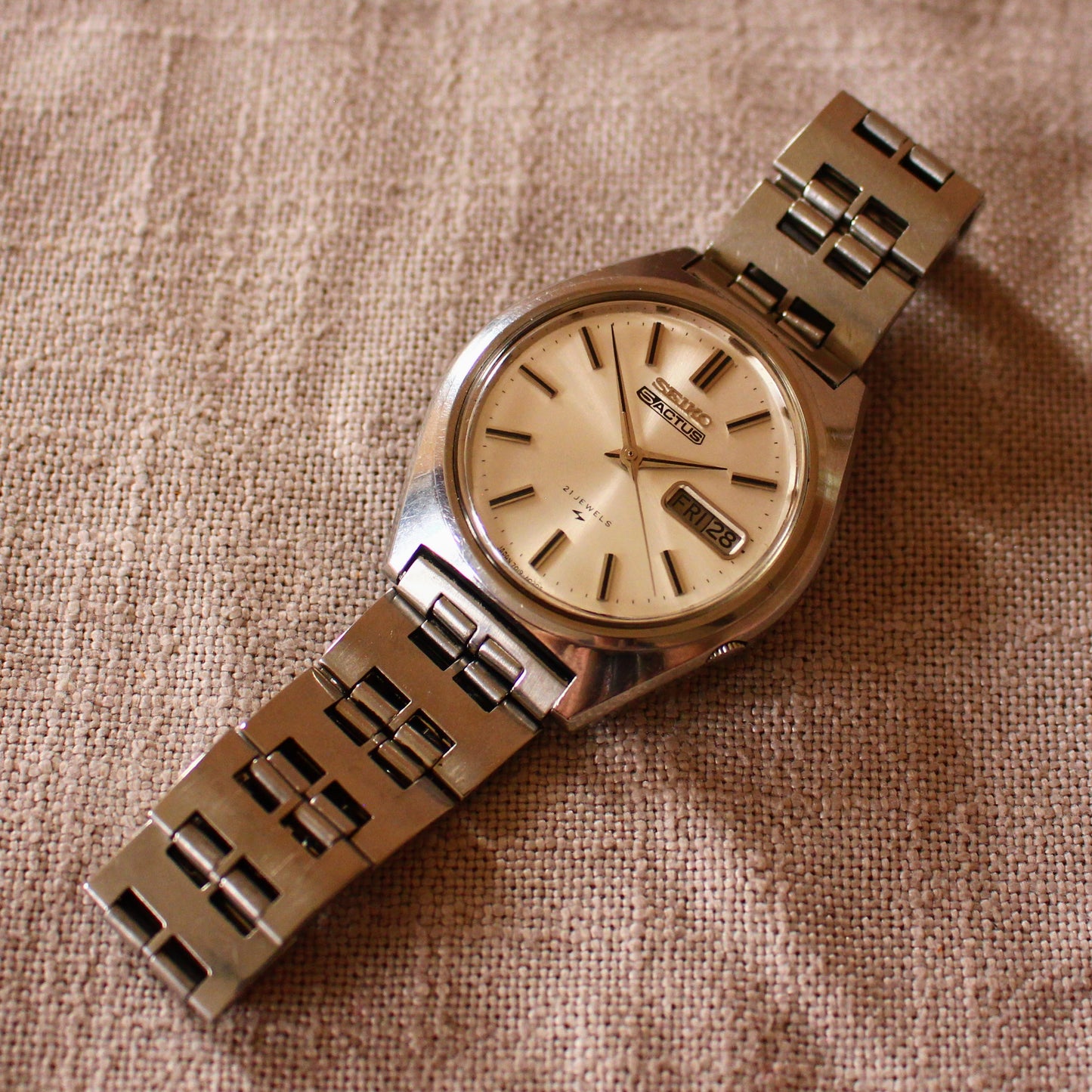 Seiko 5 Actus Automatic Watch - Vintage JDM - Day-Date - Good Condition - 1969