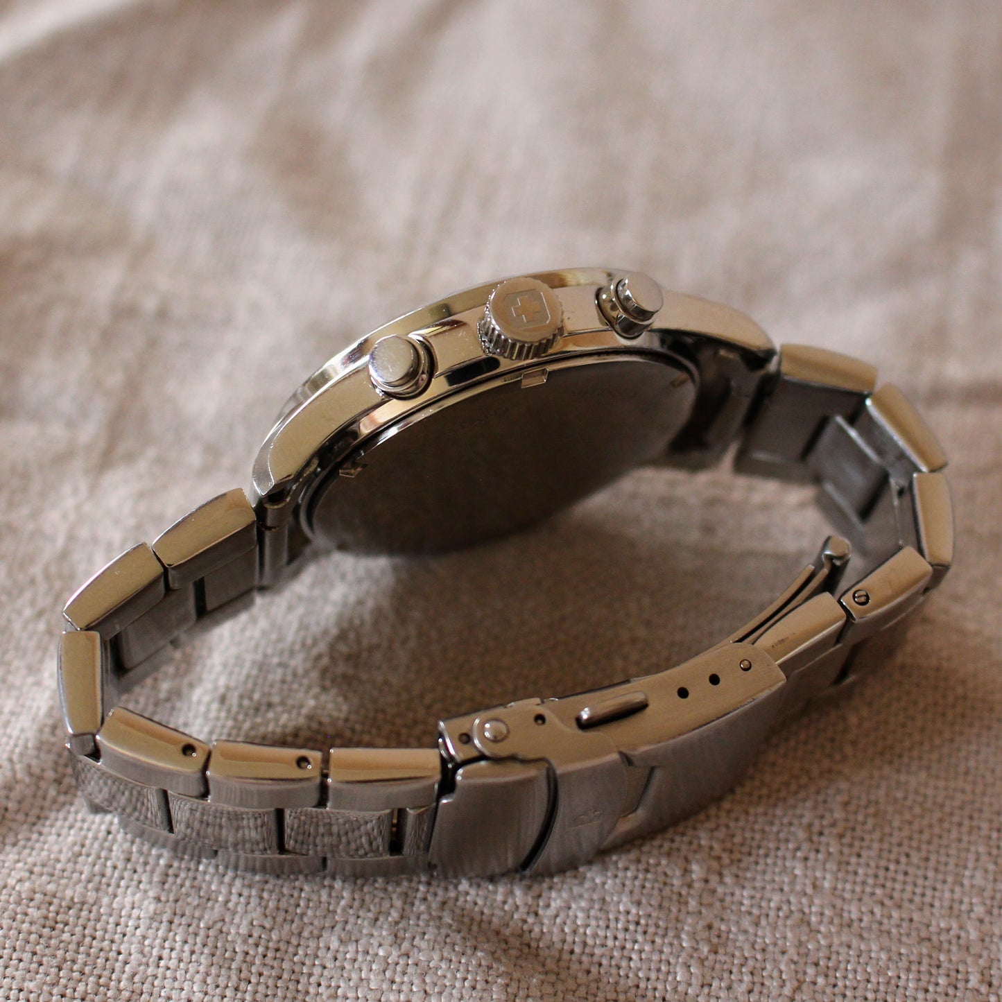 Swiss Military Hanowa Chrono Watch Swiss Made Chronograph Good Condition