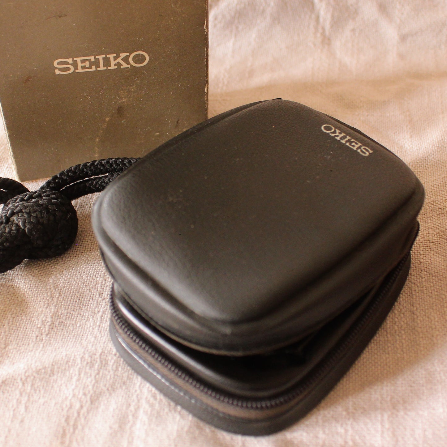 1976 Vintage Seiko Stopwatch 8A20 Meca-Quartz Timer Great Cond Box