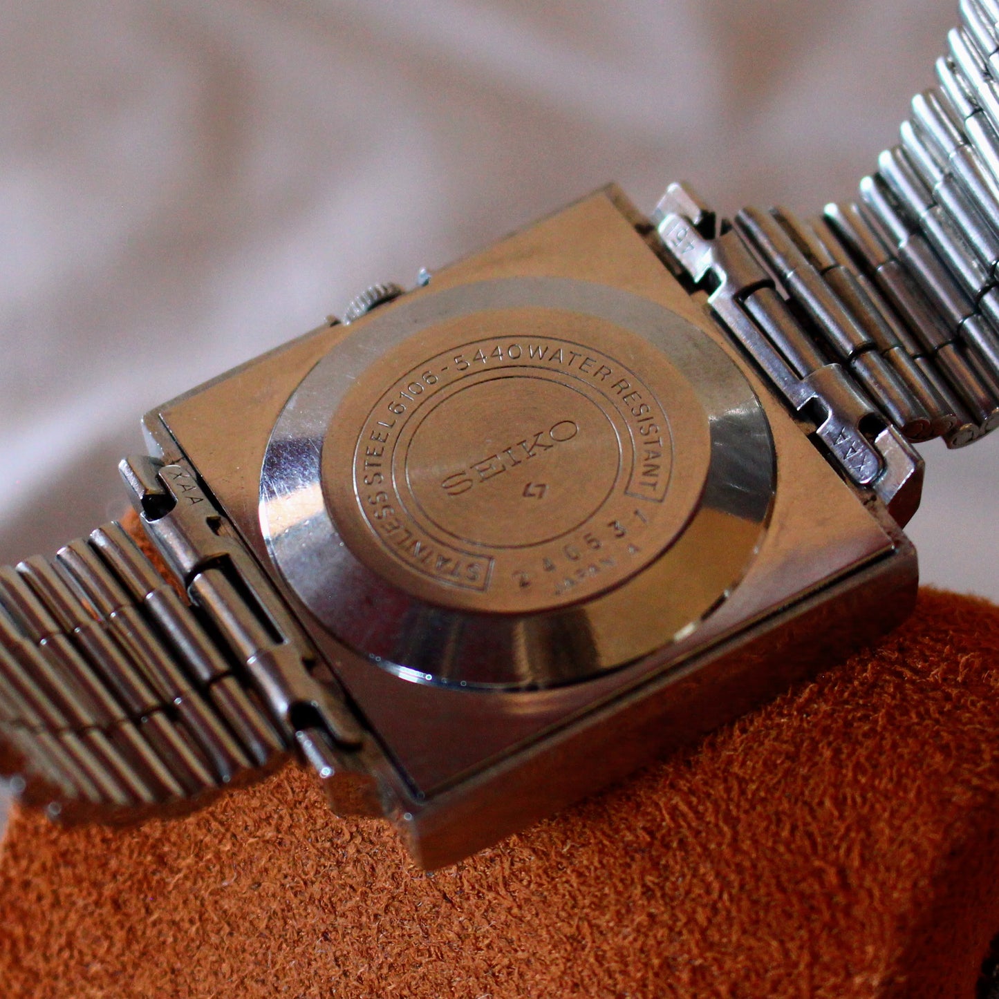 1972 Seiko 5 Actus SS Automatic Watch Hacking JDM Great Condition - 6106-5440