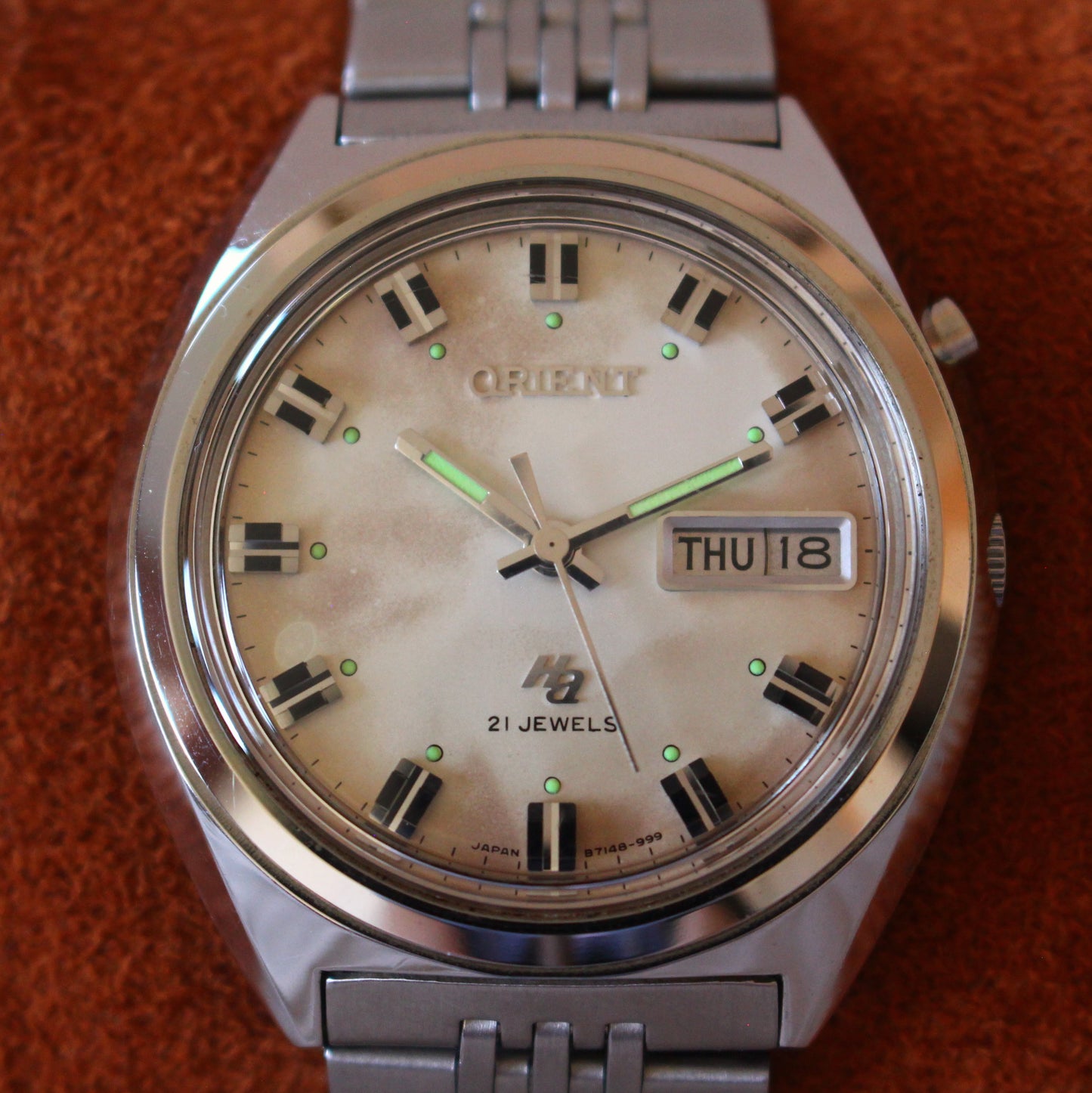 Orient HA Automatic Watch Unique Smokey Patina Dial - 70s - GS469714-8B