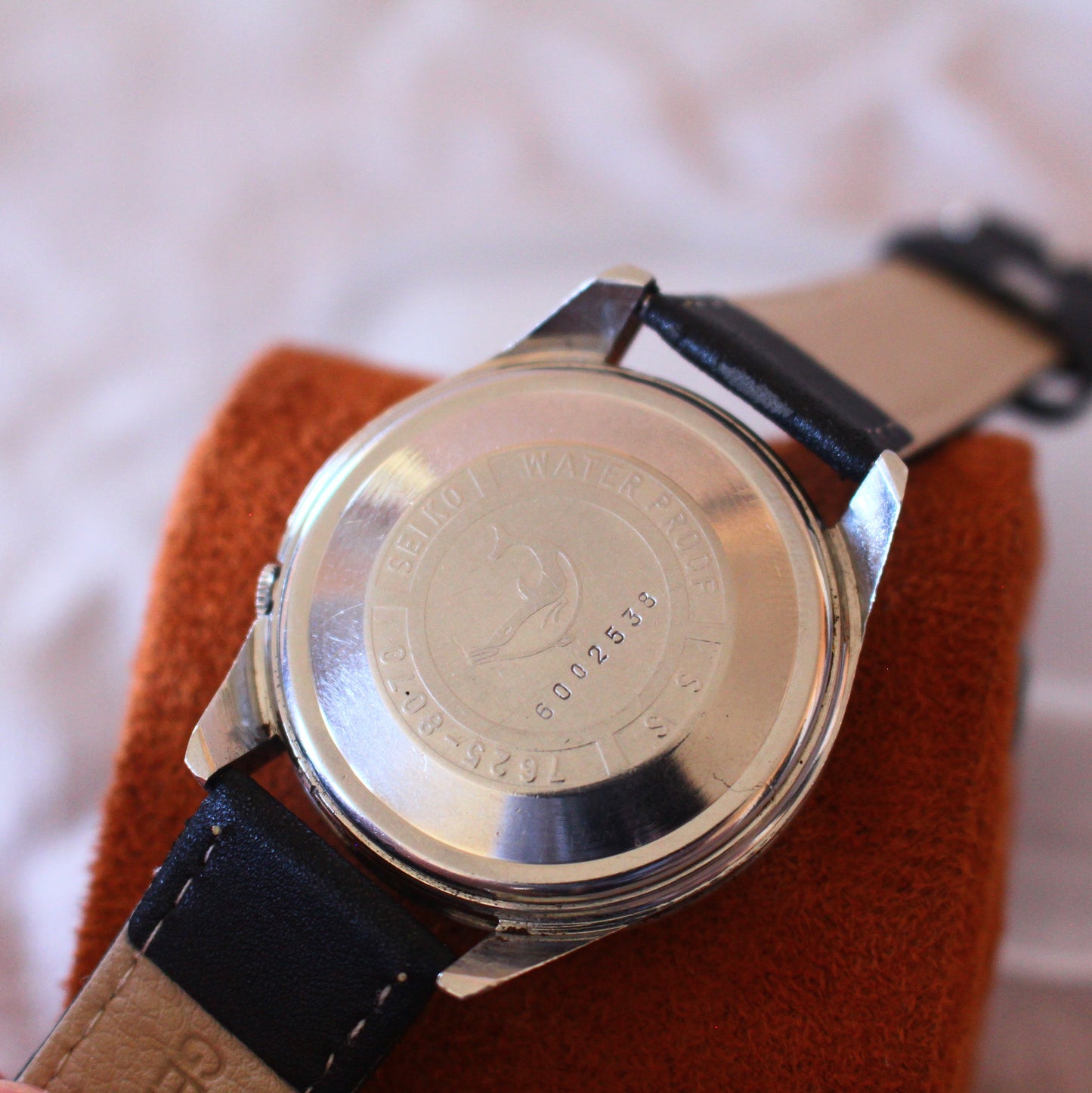 Vintage Seiko Sportsmatic Automatic Watch Silver Dial - 7625-8070 - Oct. 1966