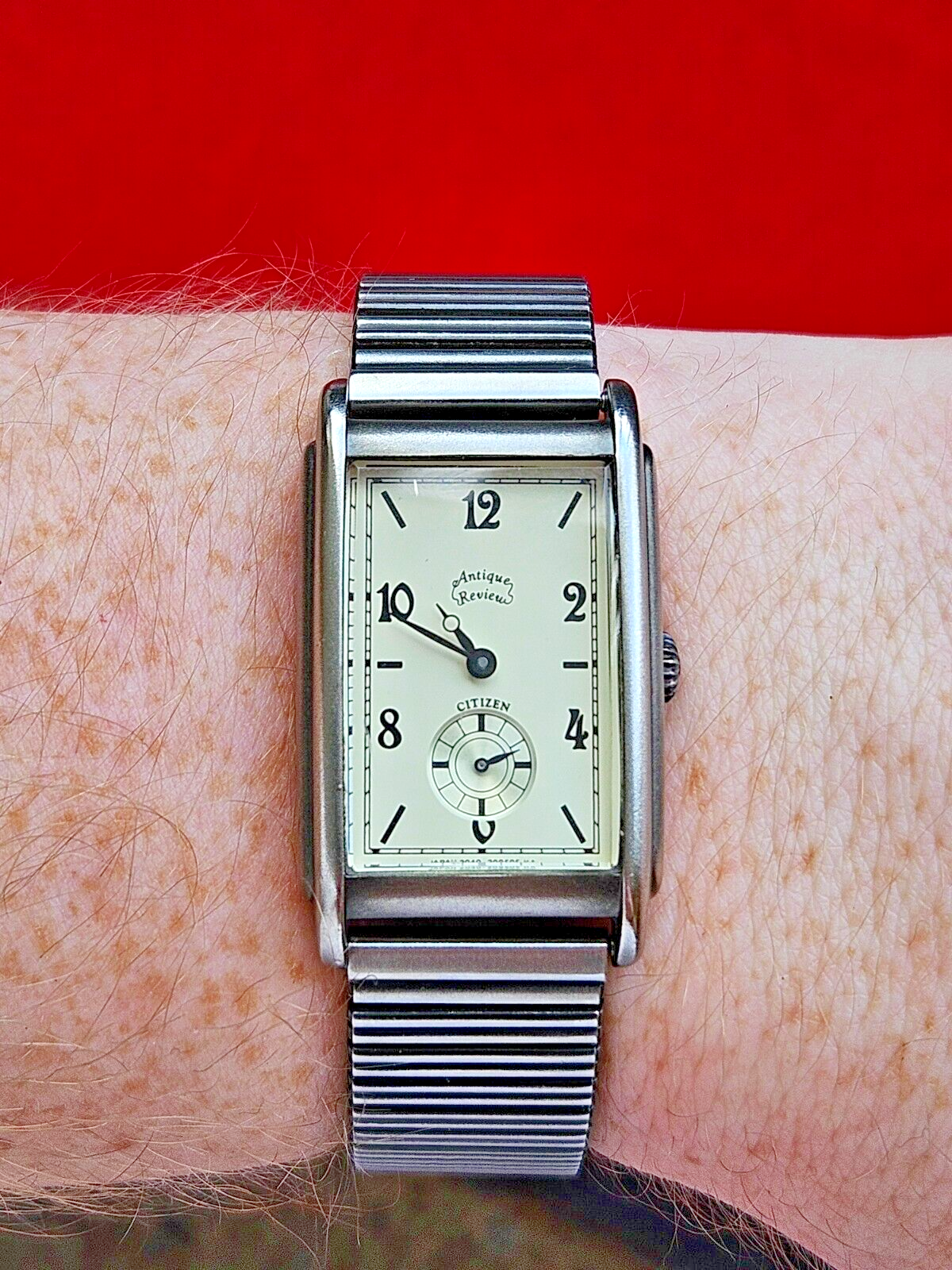 Vintage Citizen White Face Womens Tank Styled Dress Watch - Fully Working - Jake's Curated Vintage 