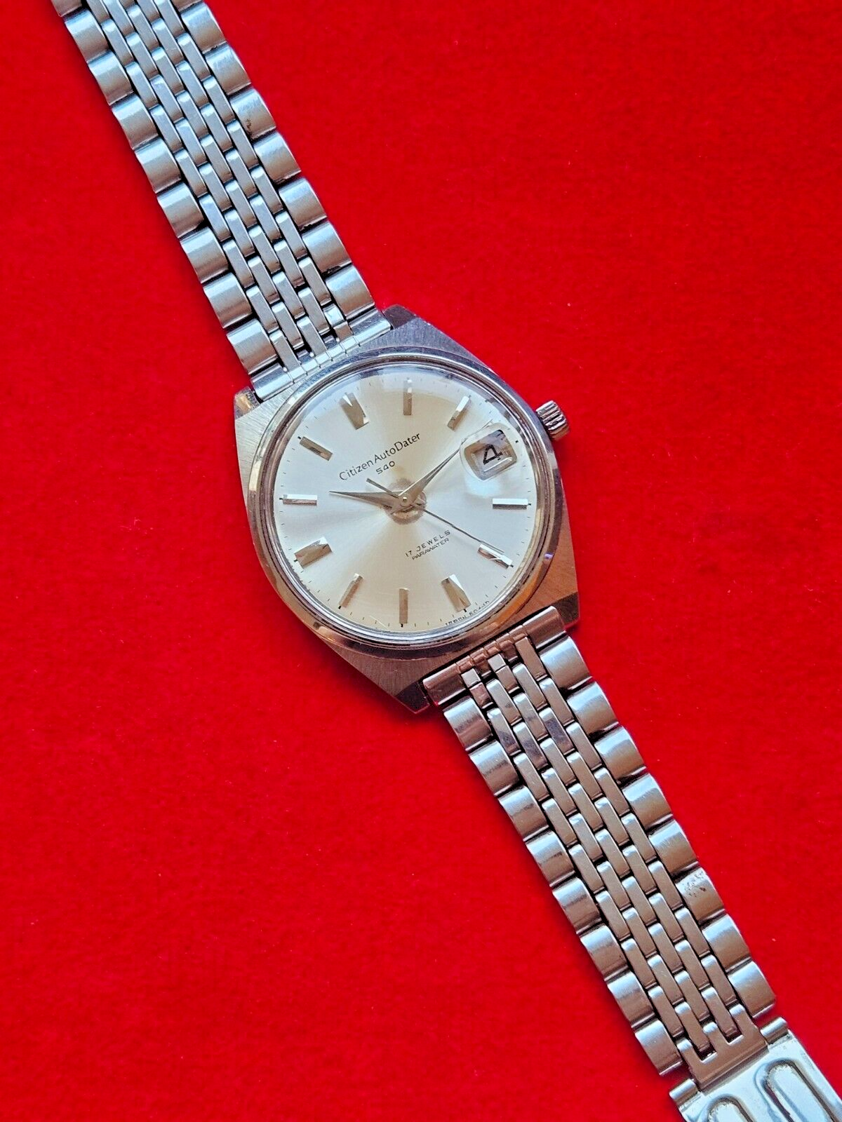 Vintage Citizen Auto Dater 540 Mens Mechanical Watch - Fully Working - Jake's Curated Vintage 