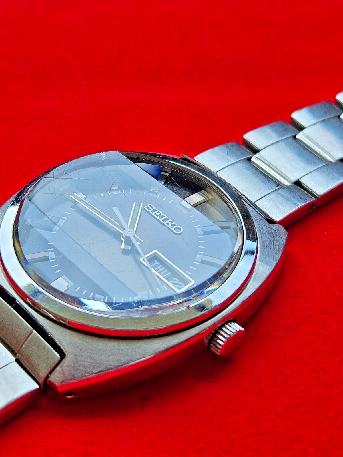 Neo-Vintage Seiko Cut Glass Mens JDM Watch - 7N43-0BR0 - Fully Working - Jake's Curated Vintage 