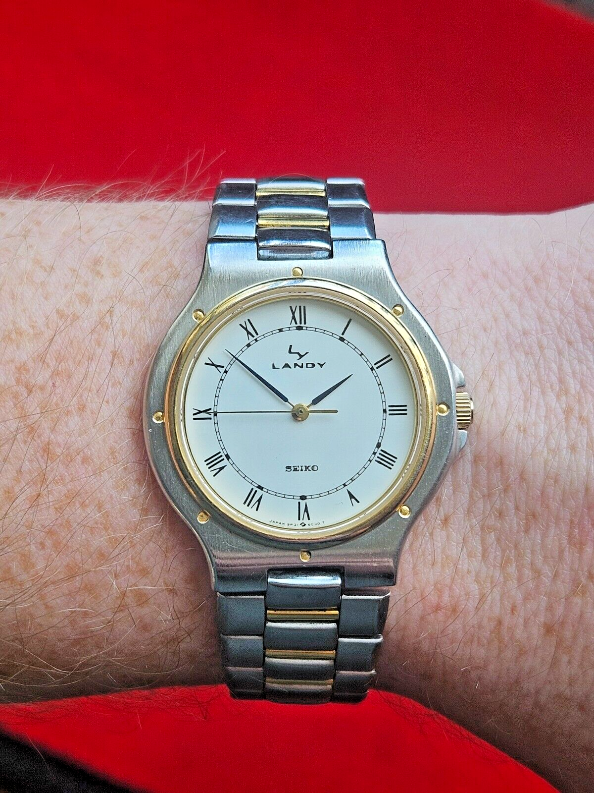 Vintage Seiko Landy Gold and Silver Mens Watch - 5P61-6B00 - Fully Working - Jake's Curated Vintage 