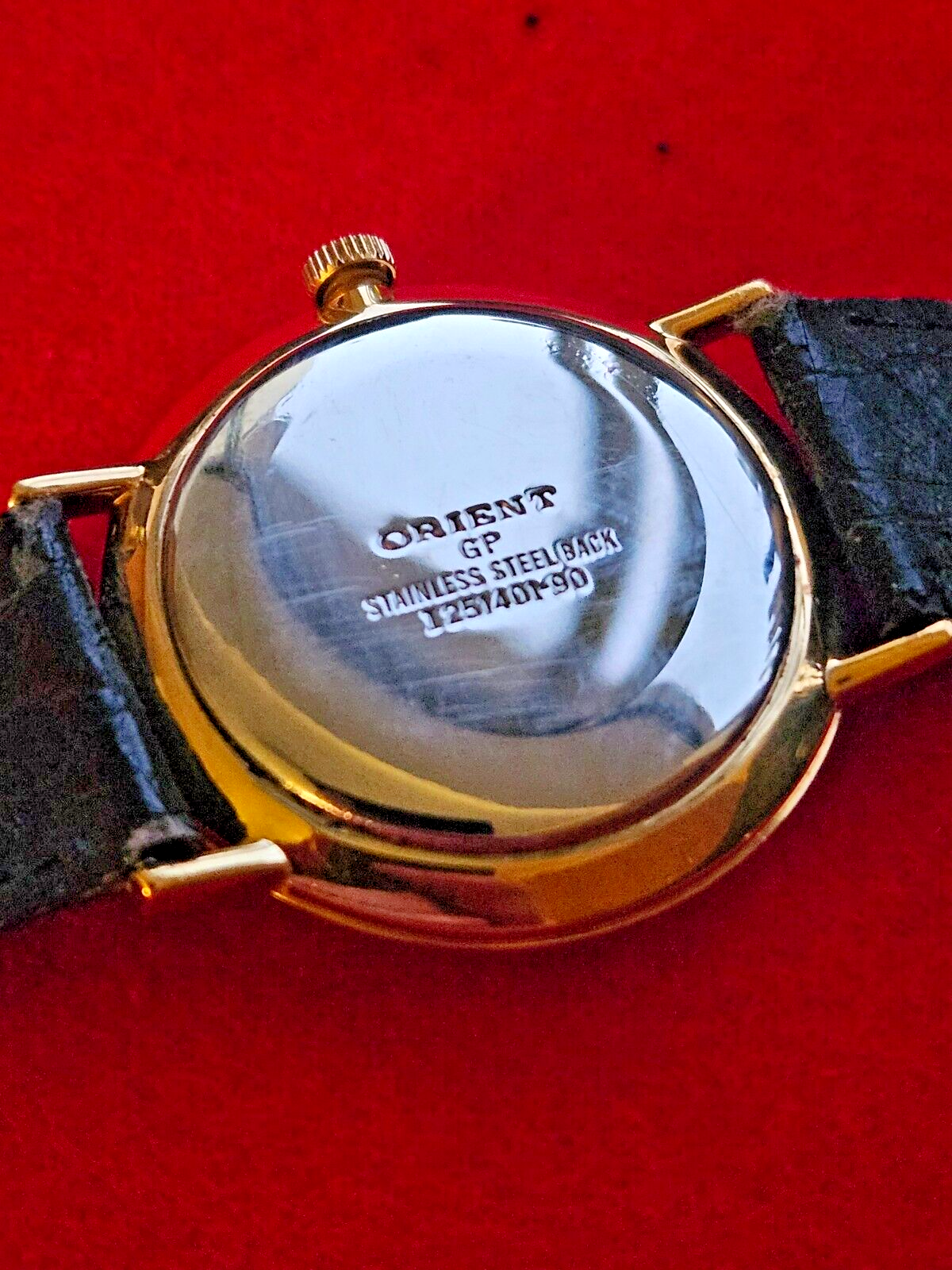 Vintage 60s Orient Gold Plated Mens Dress Watch - Manual Wind Movement - Jake's Curated Vintage 