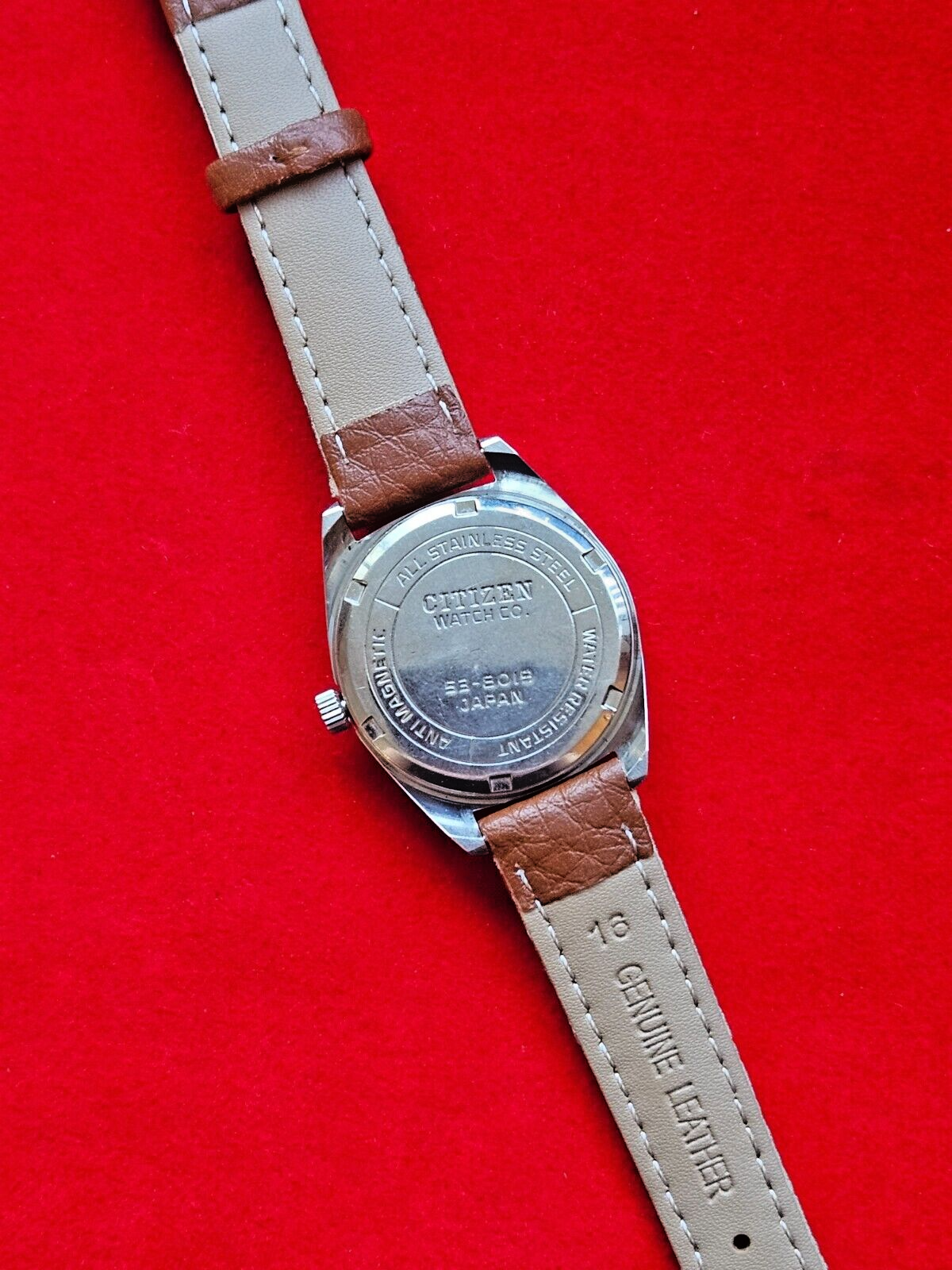 Vintage Citizen Automatic Womens Watch Silver Case Leather Strap - Fully Working - Jake's Curated Vintage 