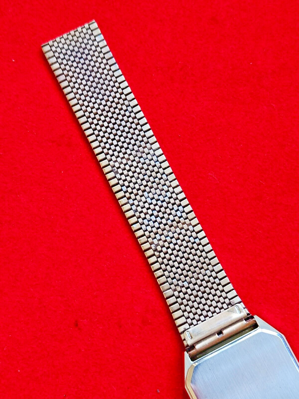 Vintage Waltham Dynax CA Tungsten Carbide Black Face Dress Watch - Jake's Curated Vintage 