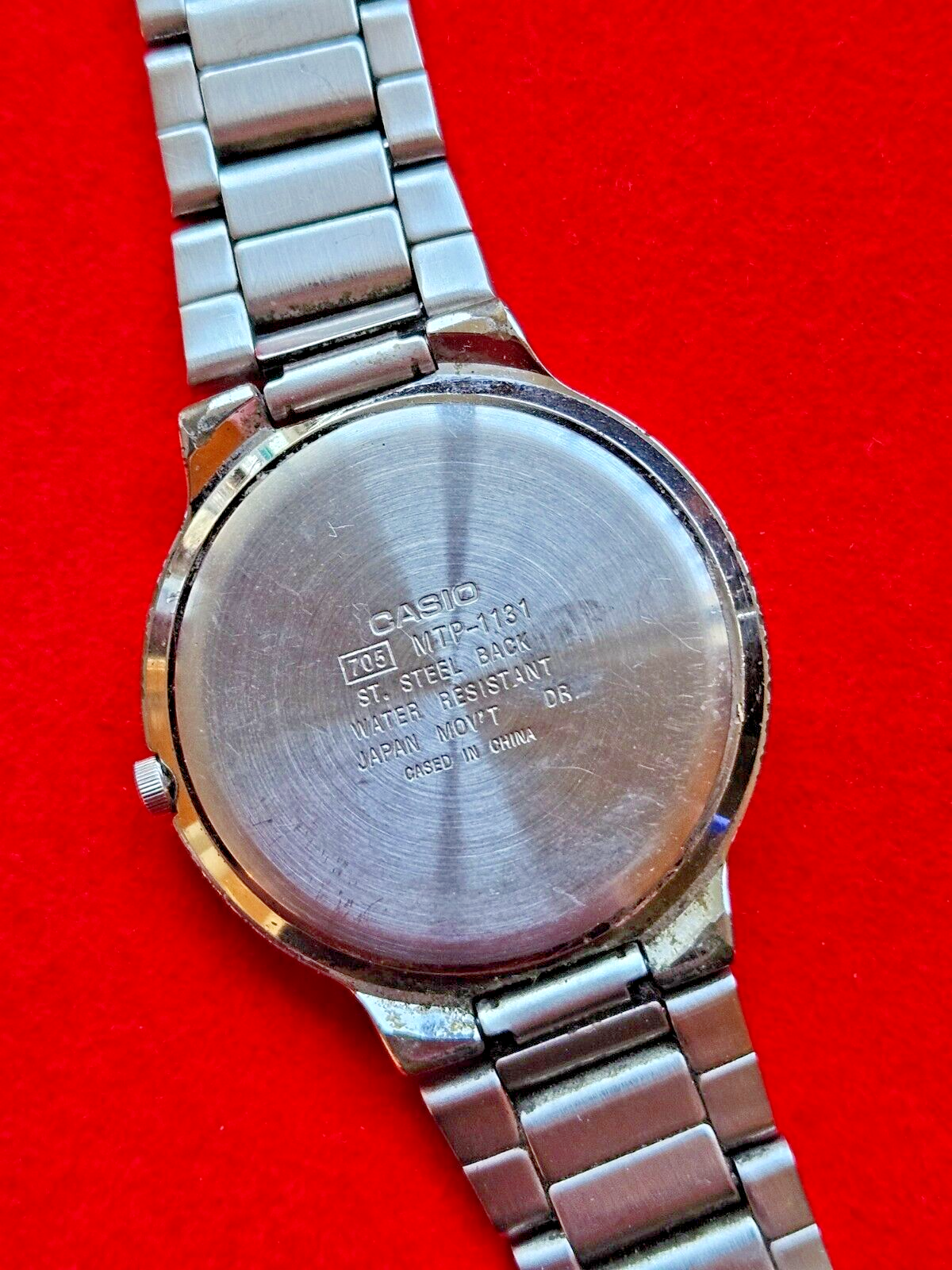 Vintage Casio Watch Silver Case - MTP-1131 - Fully Working - Jake's Curated Vintage 