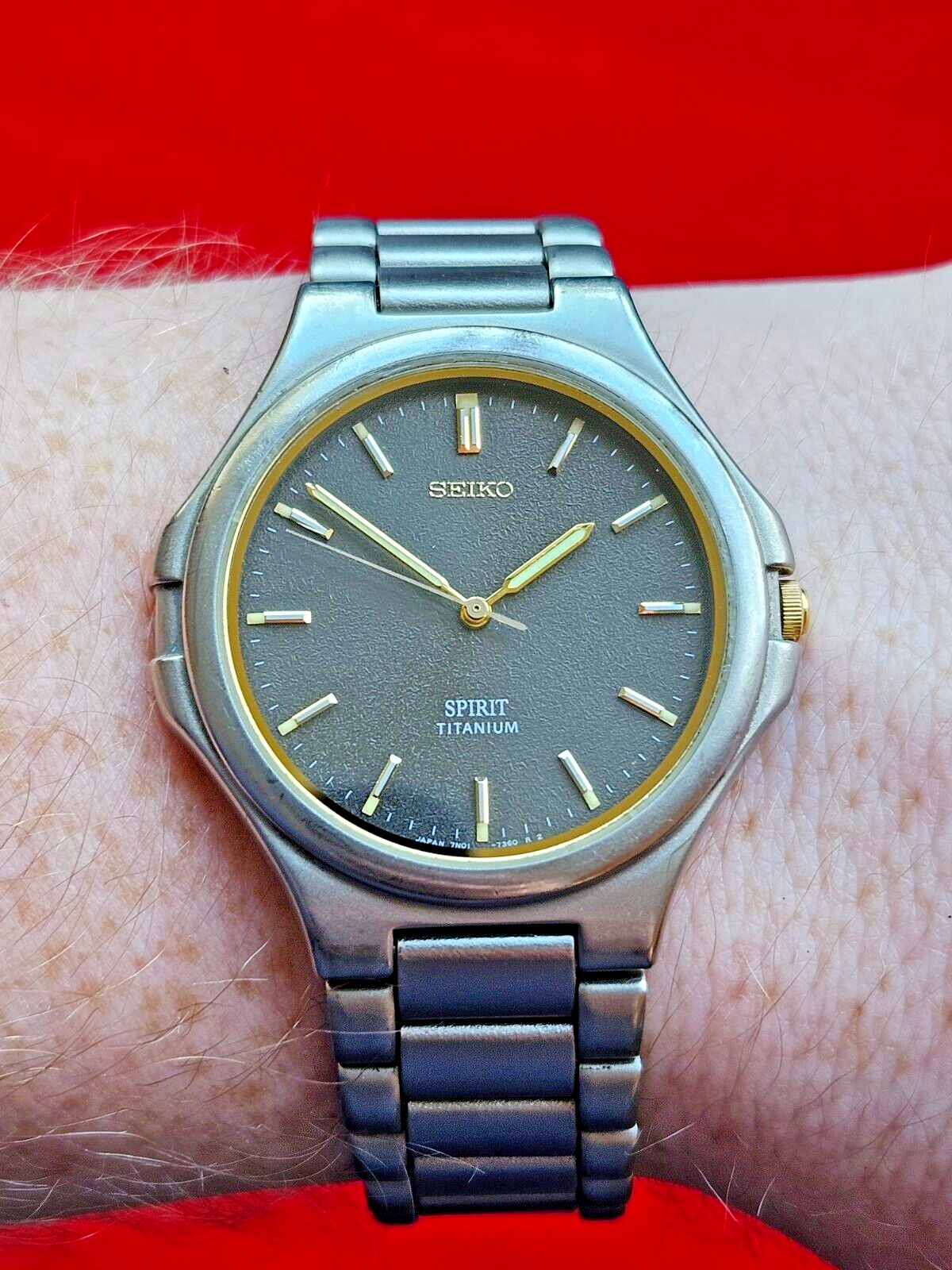 Neo-Vintage Seiko Spirit Titanium JDM Mens Watch - 7N01-7100 - Fully Working - Jake's Curated Vintage 