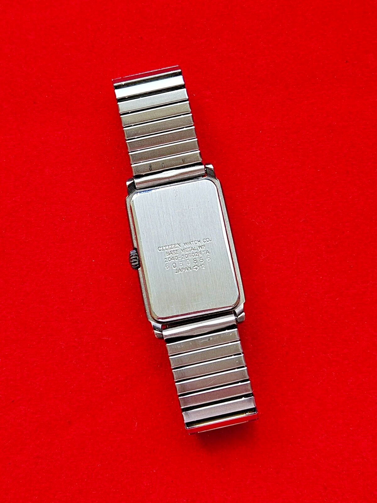 Vintage Citizen White Face Womens Tank Styled Dress Watch - Fully Working - Jake's Curated Vintage 