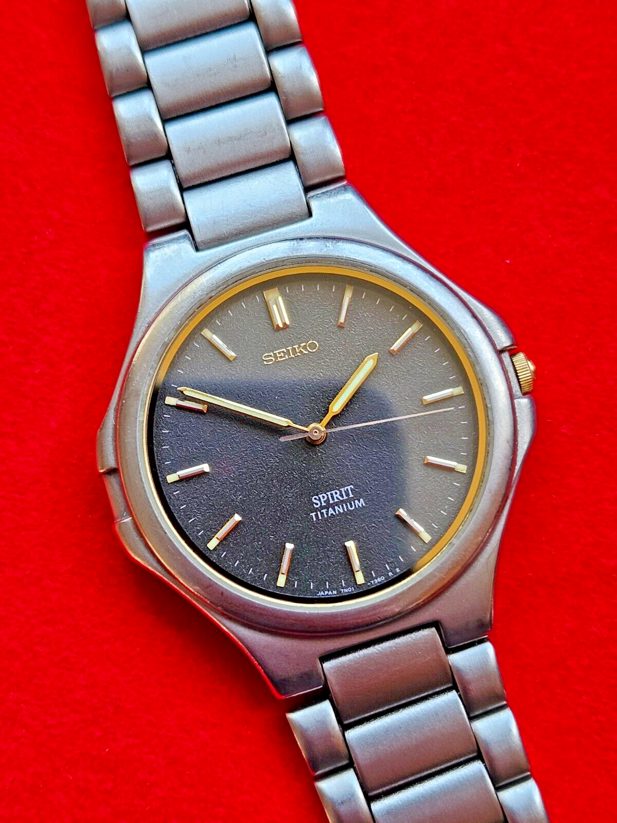 Neo-Vintage Seiko Spirit Titanium JDM Mens Watch - 7N01-7100 - Fully Working - Jake's Curated Vintage 