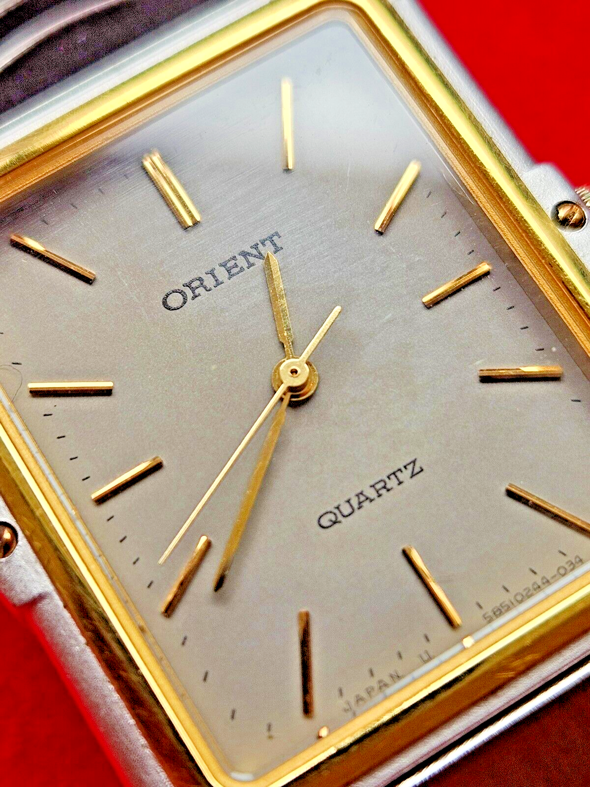 Neo-Vintage Orient Grey Dial with Bolted Case Design and Unique Original Band - Jake's Curated Vintage 