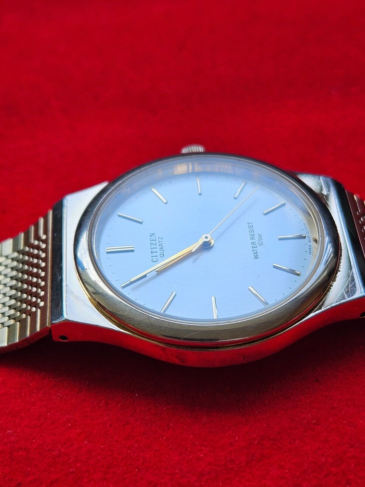 Vintage Citizen Silver Face Gold Mens Watch - Fully Working - Jake's Curated Vintage 