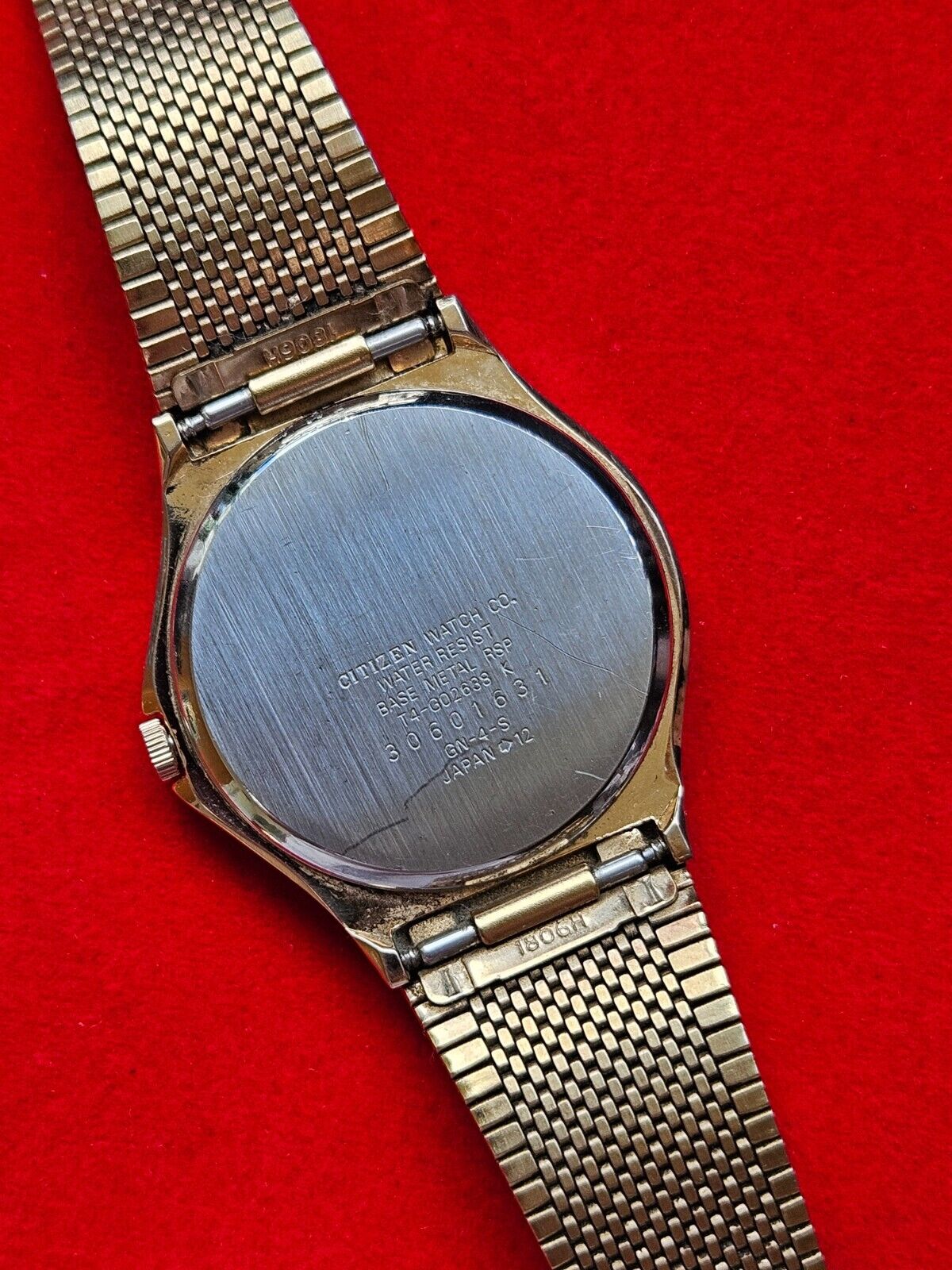 Vintage Citizen Silver Face Gold Mens Watch - Fully Working - Jake's Curated Vintage 