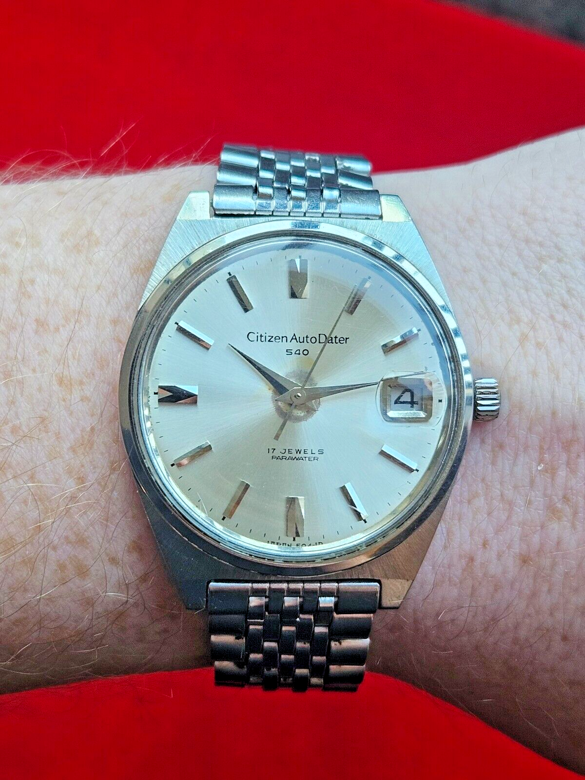 Vintage Citizen Auto Dater 540 Mens Mechanical Watch - Fully Working - Jake's Curated Vintage 