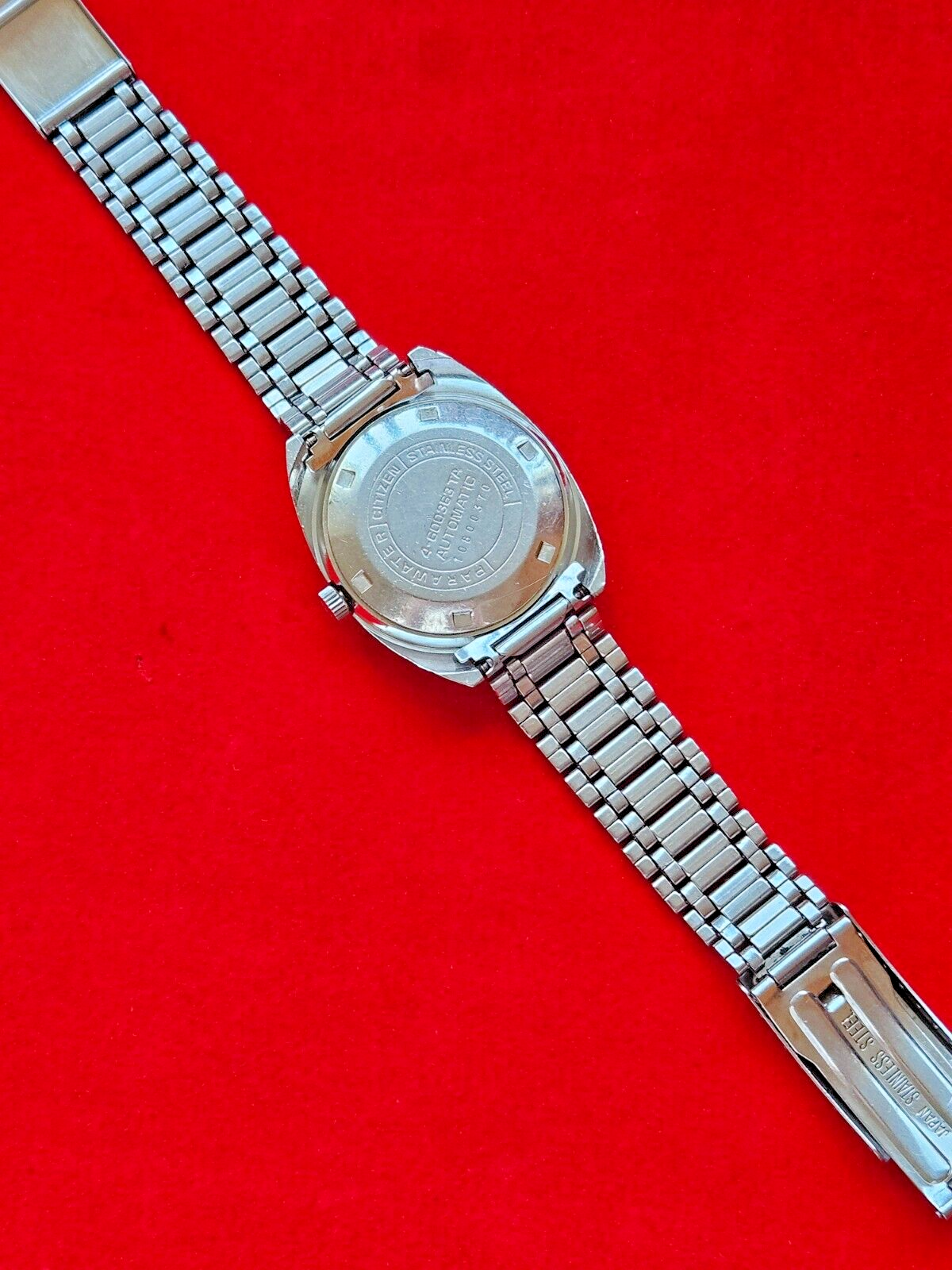 Vintage Citizen Silver Automatic Mens Watch with Sunburst Dial - Fully Working - Jake's Curated Vintage 