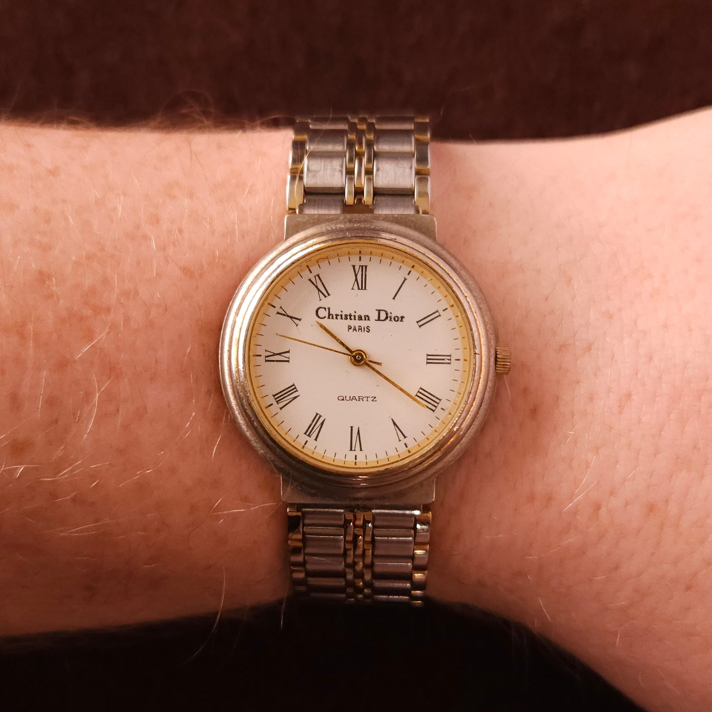 Neo-Vintage Christian Dior Roman Numeral Luxury Womens Watch - Jake's Curated Vintage 