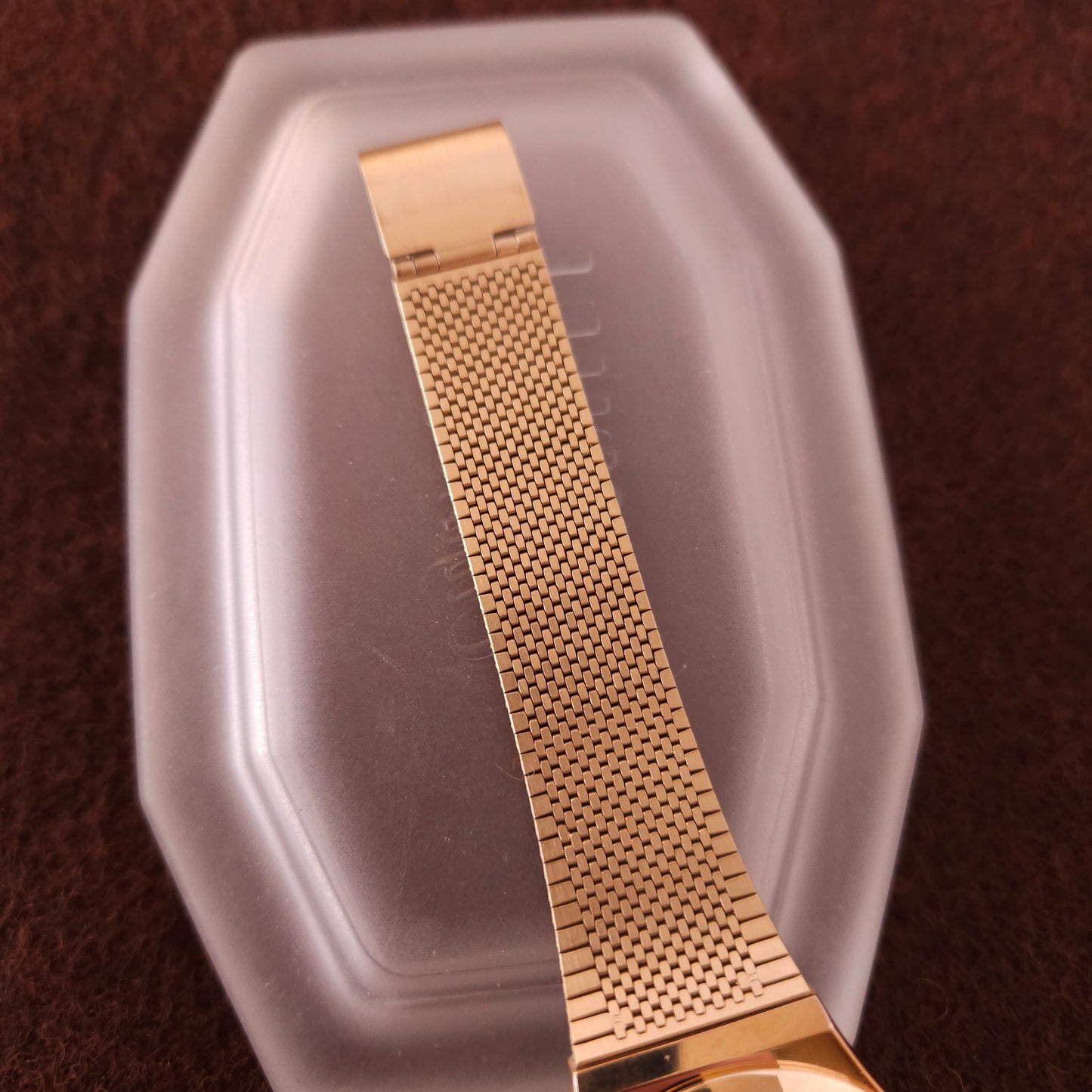 Vintage Citizen Gold Brushed Dial Mens Watch