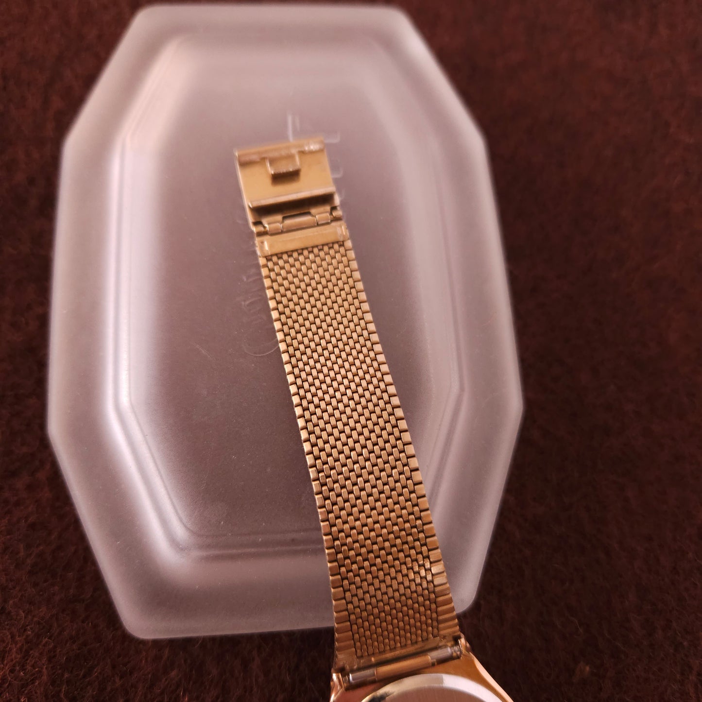 Vintage Citizen Gold Brushed Dial Mens Watch