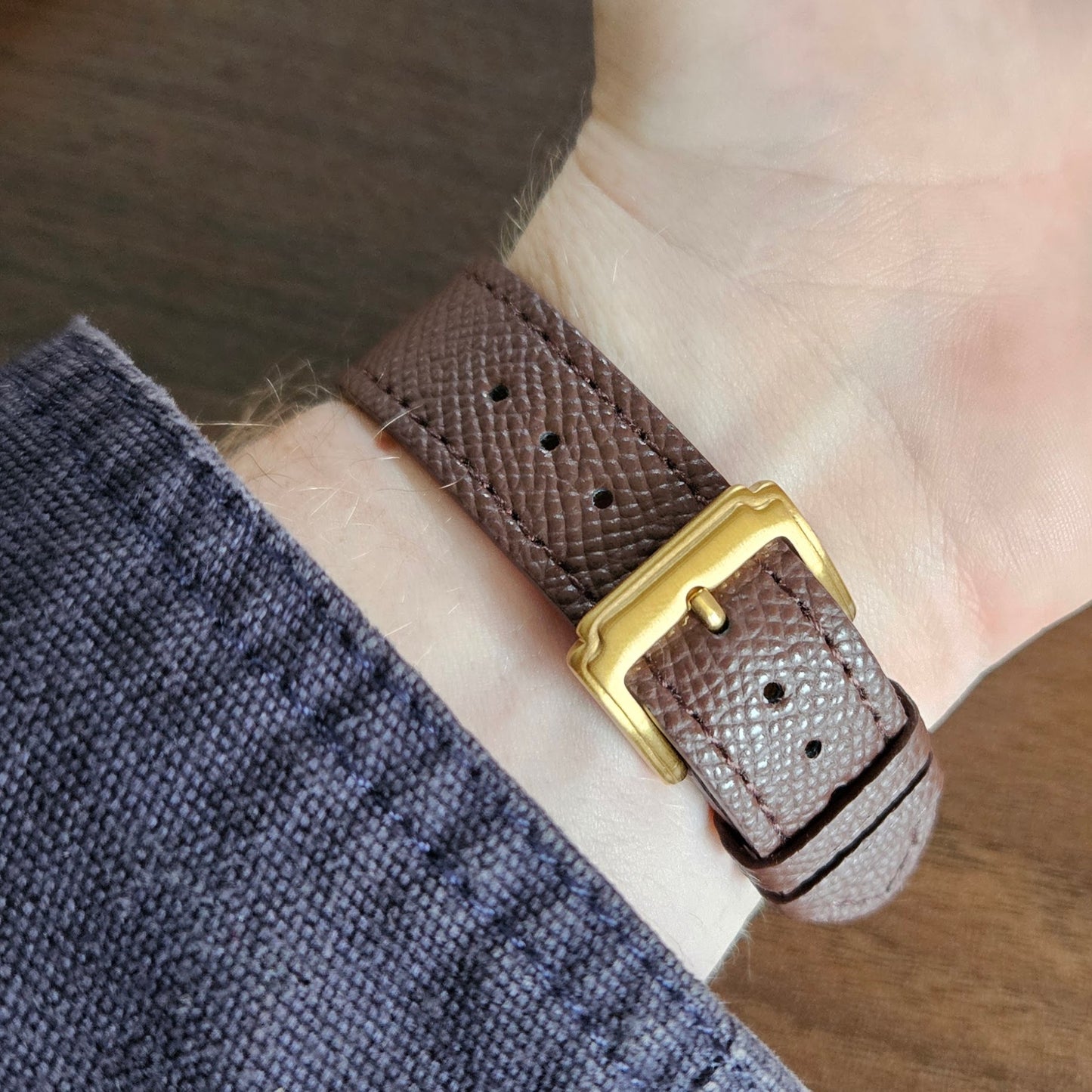 Vintage Seiko Dolce Two Tone Tank Mens Dress Watch - 7741-5050 - 1988