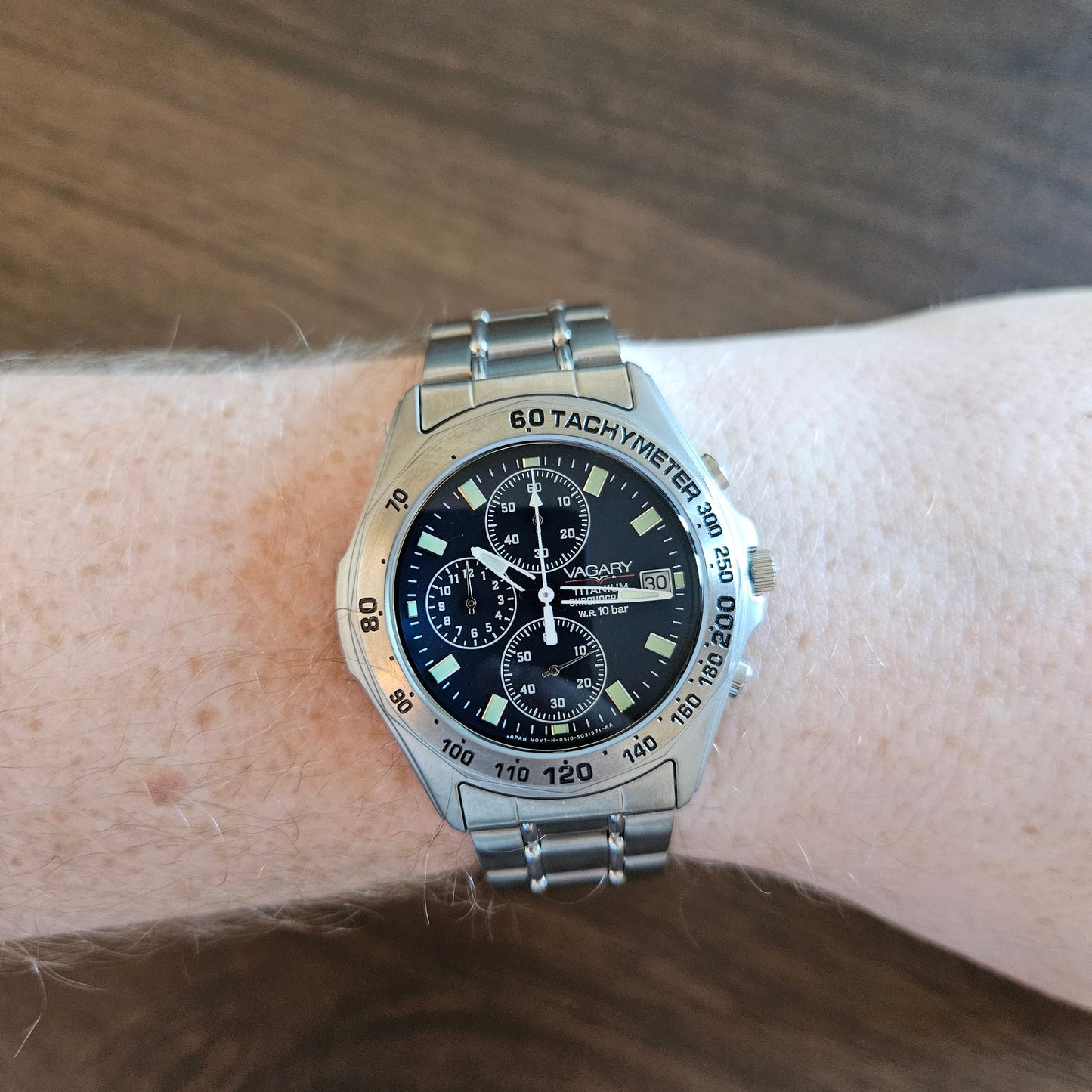 Neo-vintage Vagary Titanium Mens Chronograph - Citizen Owned, 2005
