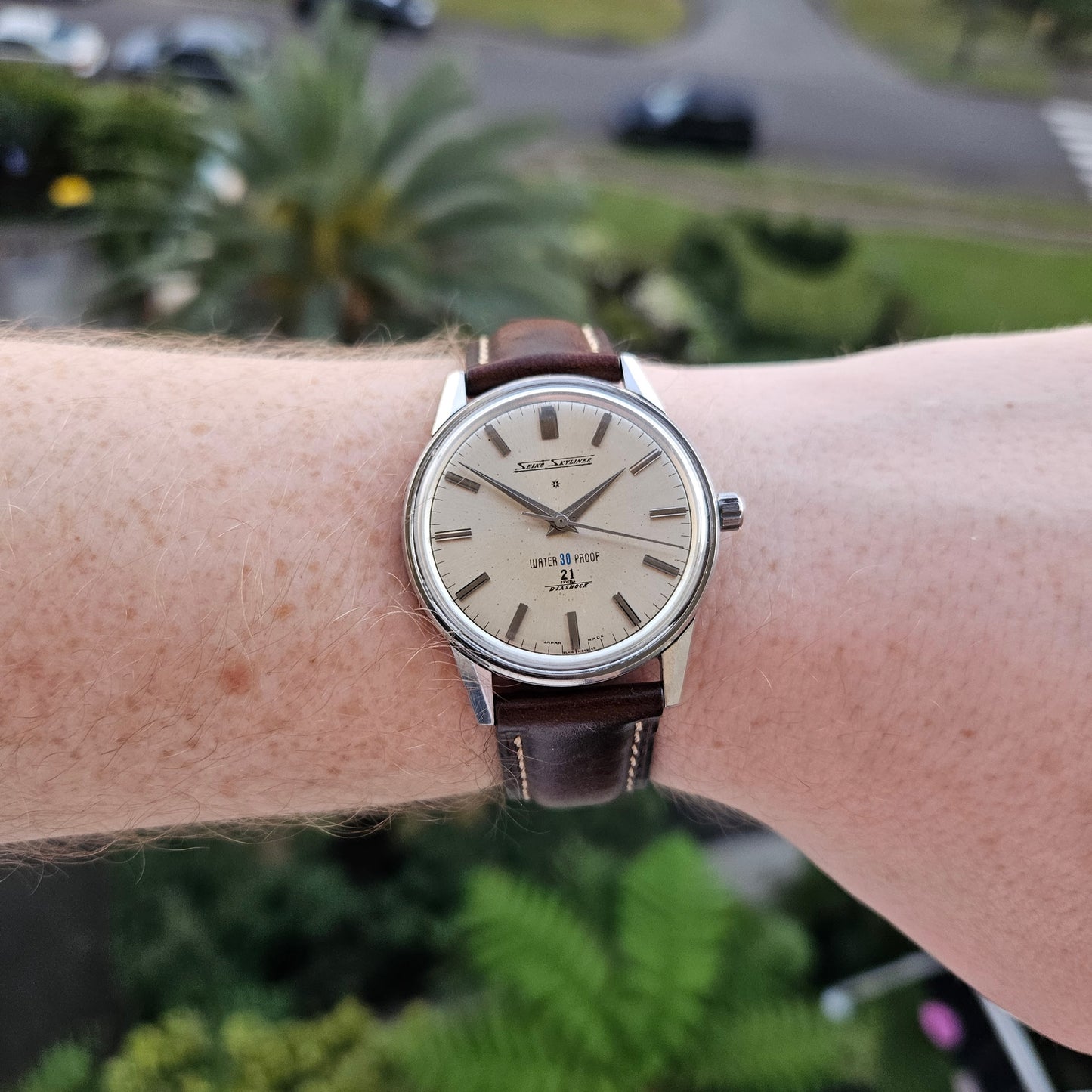 Vintage Patina Seiko Skyliner Mens Watch - Ref 14092, circa 1960s