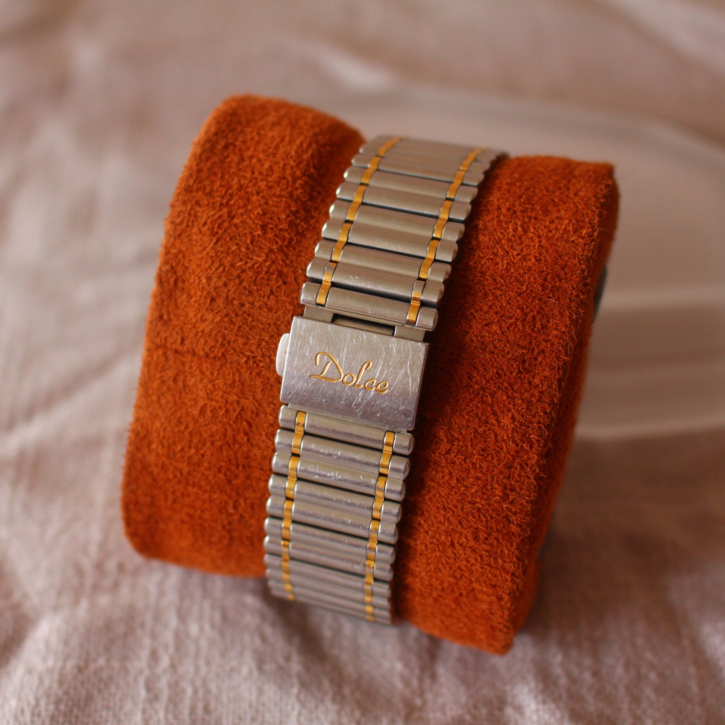 Vintage 90s Seiko Dolce Two Tone Dress Watch Thin 5.5mm - 1990 - 5E31-6B20