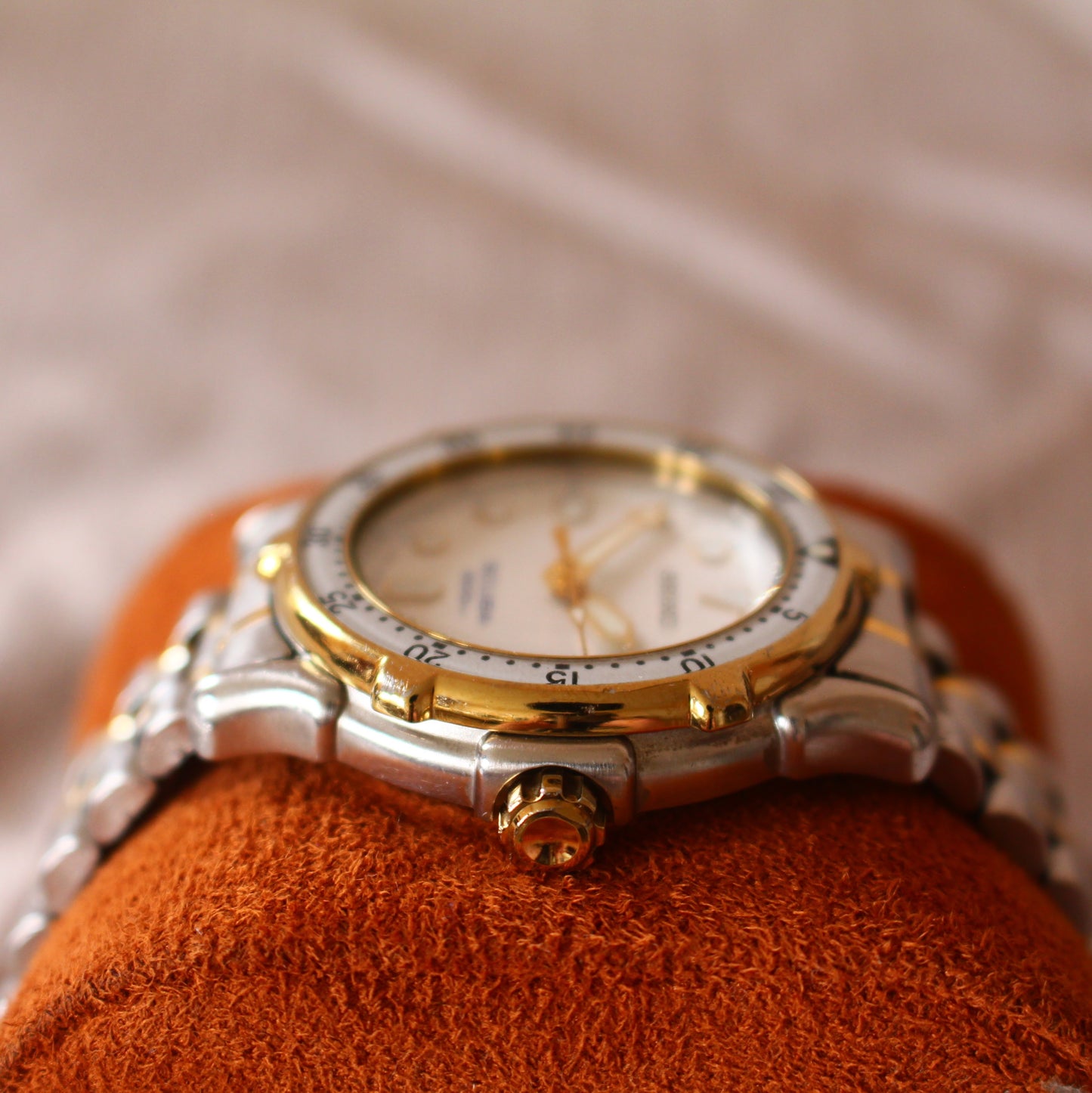 Seiko Scuba 200m Two Tone Dive Diver Watch - 1998 - 5H25-6020