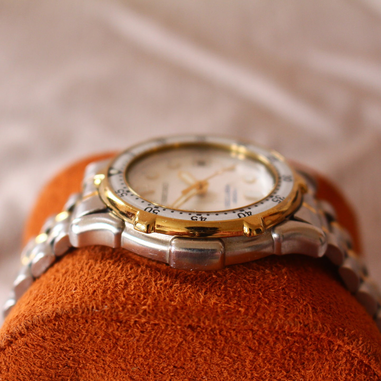 Seiko Scuba 200m Two Tone Dive Diver Watch - 1998 - 5H25-6020