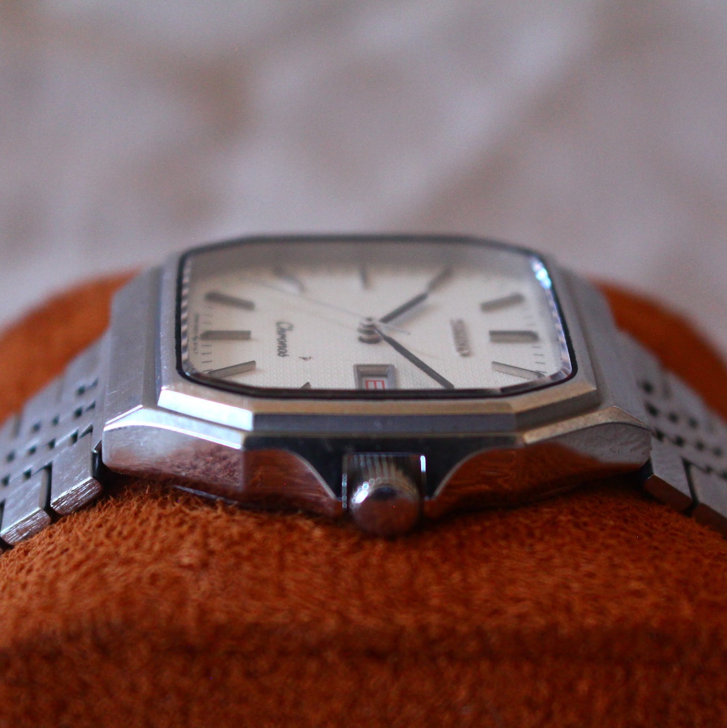 Seiko Chronos Quartz Day-Date Steel Vintage Watch - 7433-5010 - 1990