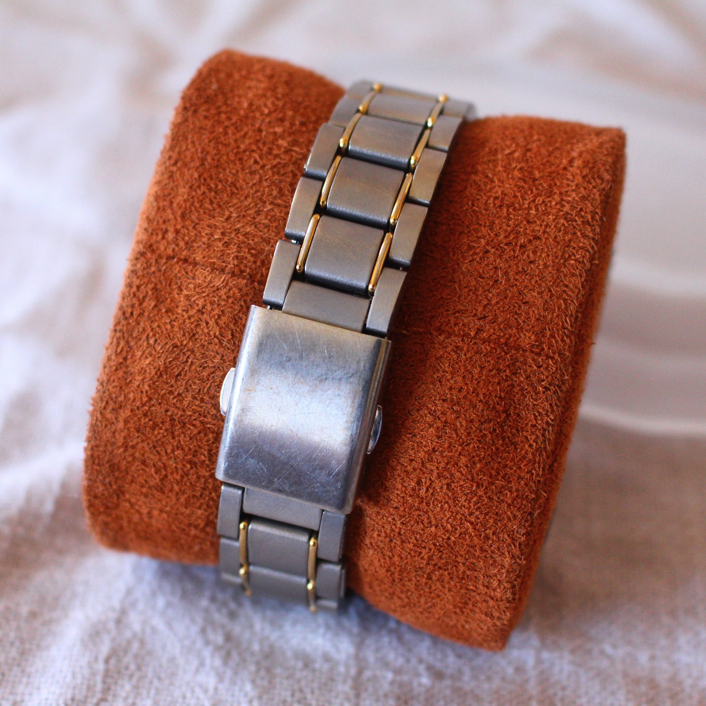 Vintage Seiko Spirit Titanium Watch - Patterned Dial Tank - 7N33-5A30 - 1996