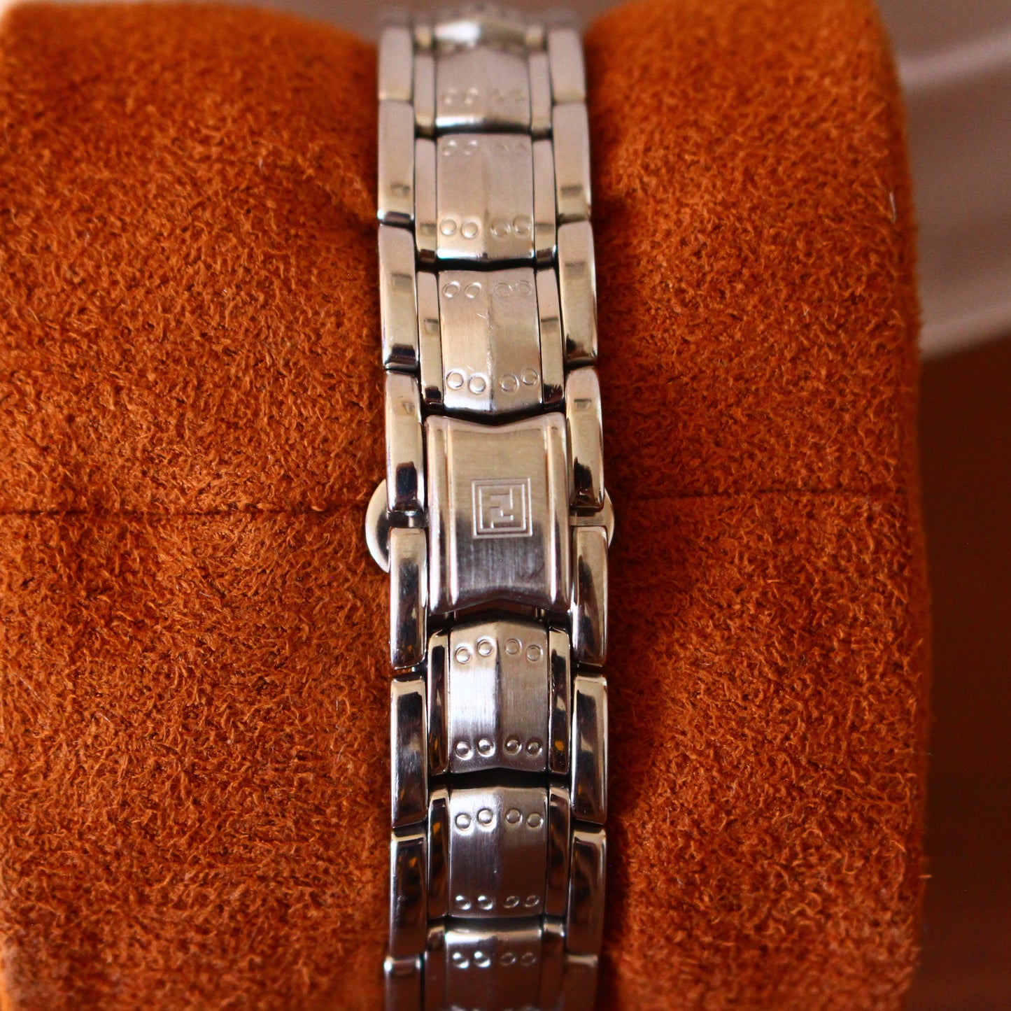 Vintage Fendi Women’s Swiss Blue Face Watch – Blue Textured Dial – 1990s