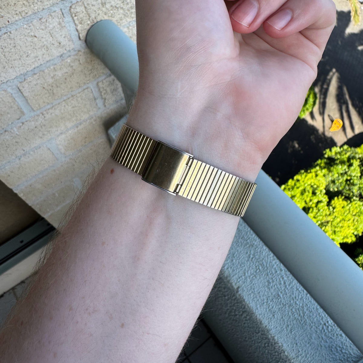 Buren Swiss quartz two-tone dress watch, view 7